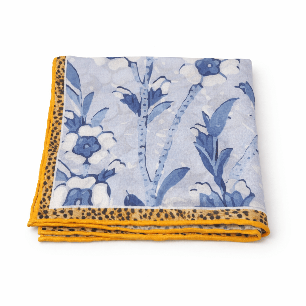 Yellow Yous Flower Bandana - Pocket Square - Kia Concept Store