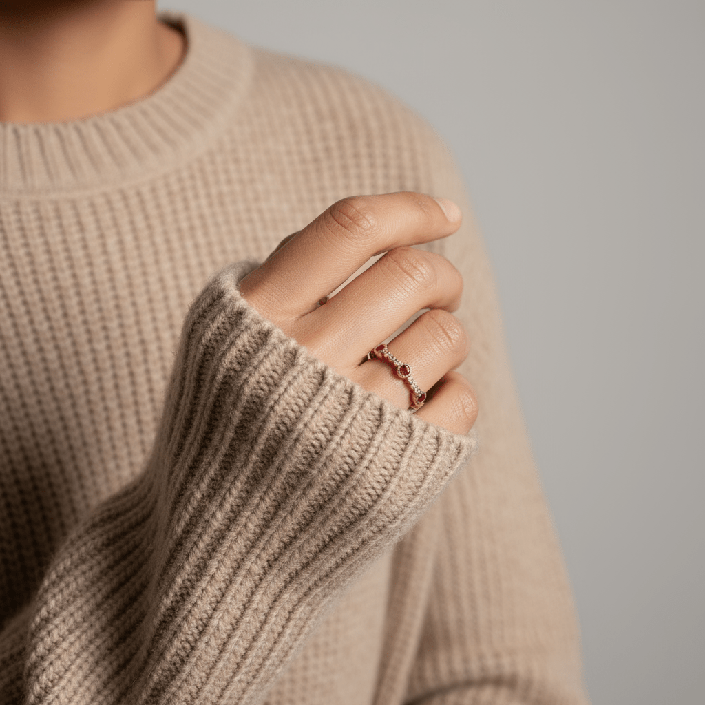 Cherry Radiance Eternity Band - Ring - Kia Concept Store