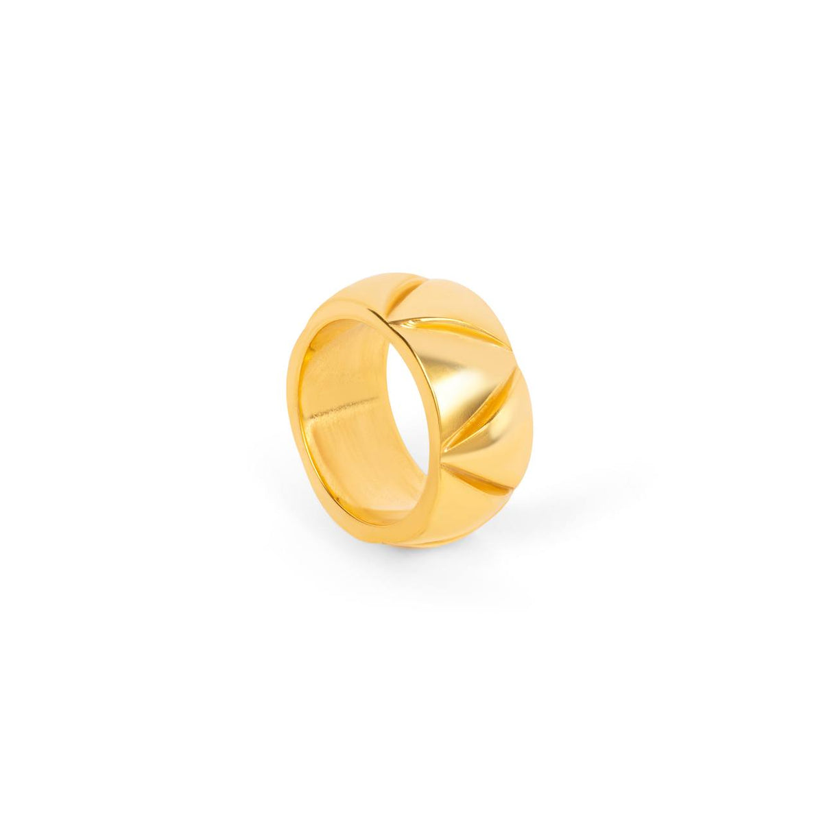 Coco Ring in yellow gold-plated sterling silver