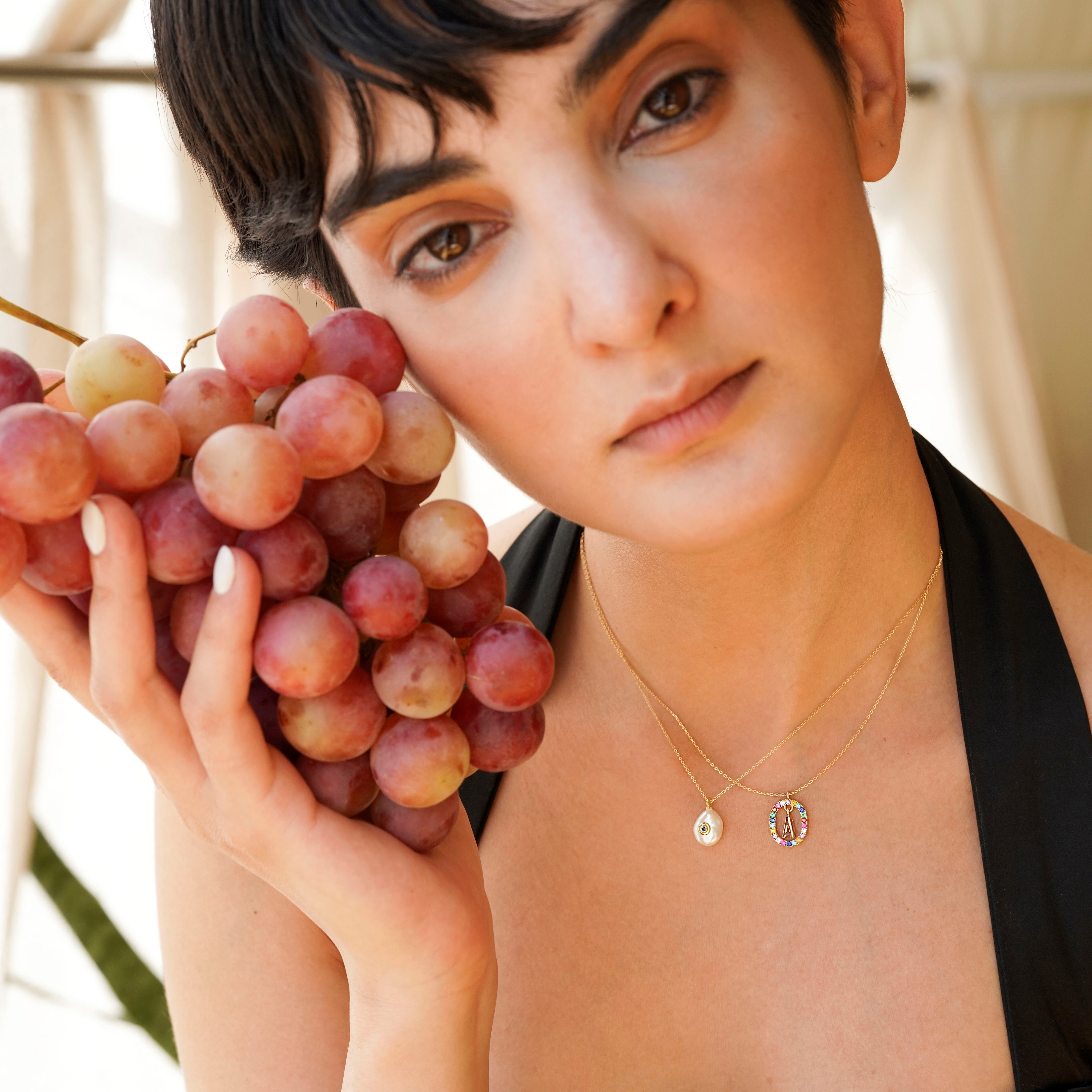 Golden Pearl Whisper Necklace - Necklace - Kia Concept Store