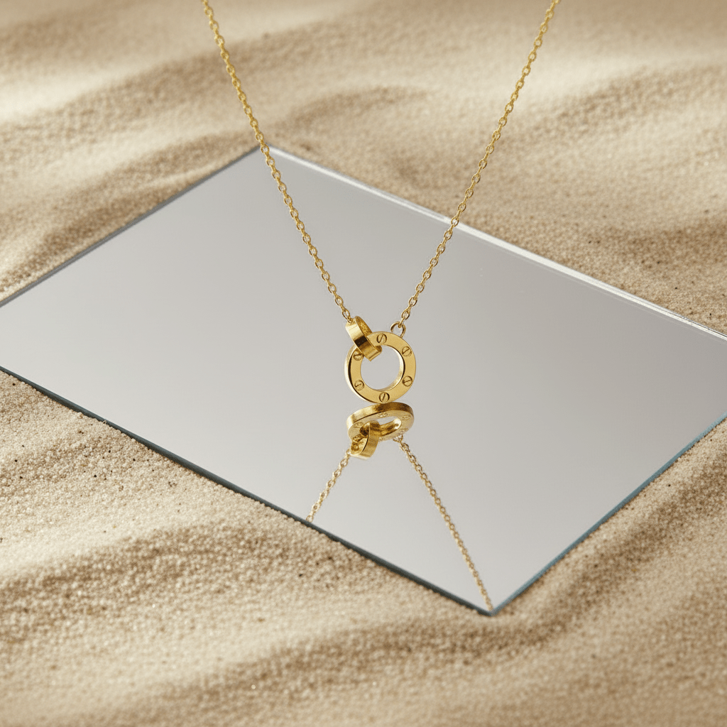 Interlocked Rings Necklace - Necklace - Kia Concept Store