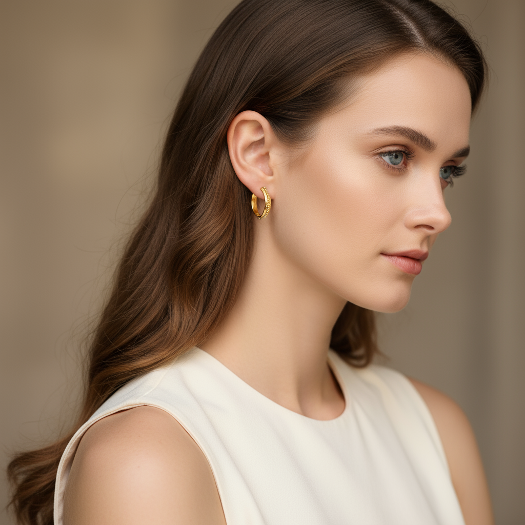 Luna Beaded Hoops - Earrings - Kia Concept Store