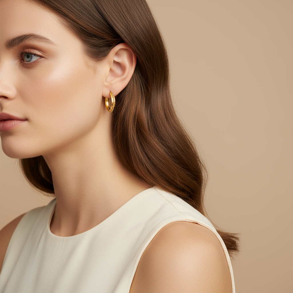 Luna Beaded Hoops - Earrings - Kia Concept Store