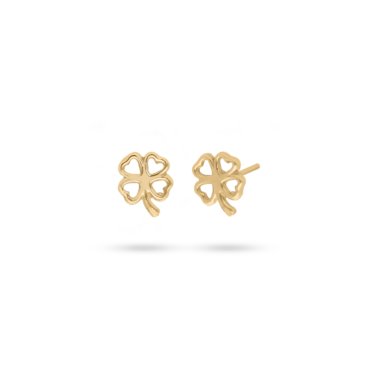 Heart Clover Studs - Earrings - Kia Concept Store
