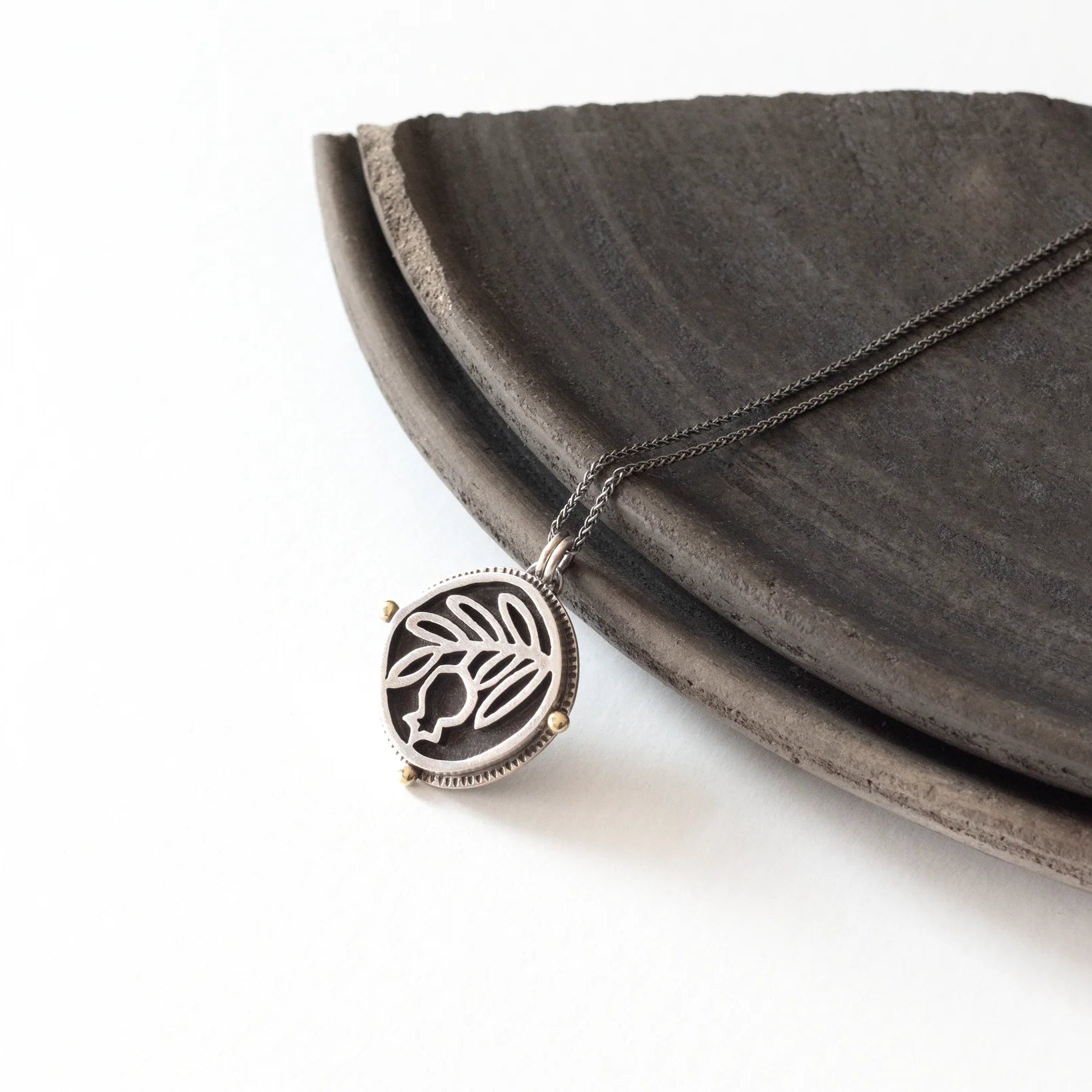 Silver Pomegranate Necklace