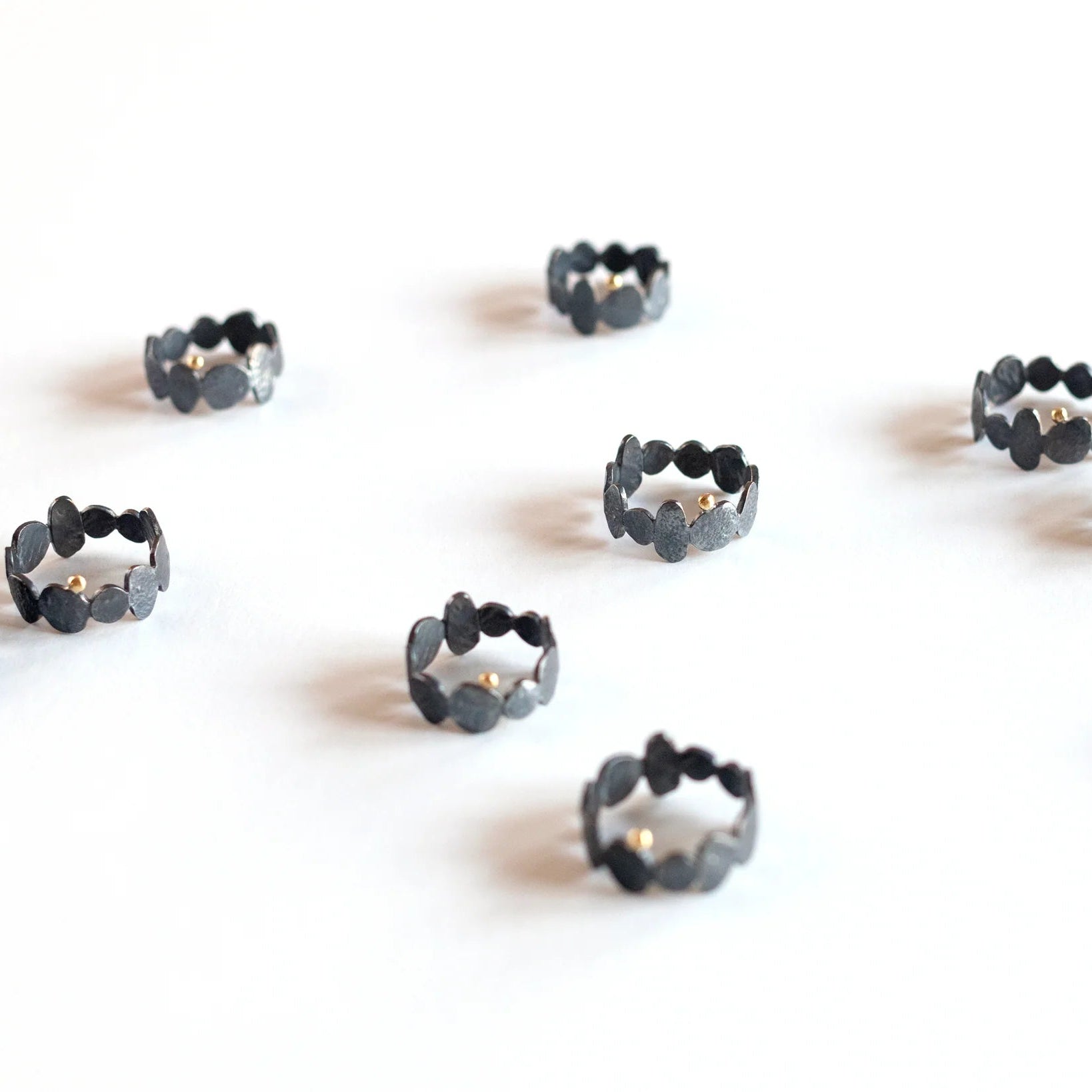 Rustic Modern Sterling Silver Ring - Ring - Kia Concept Store