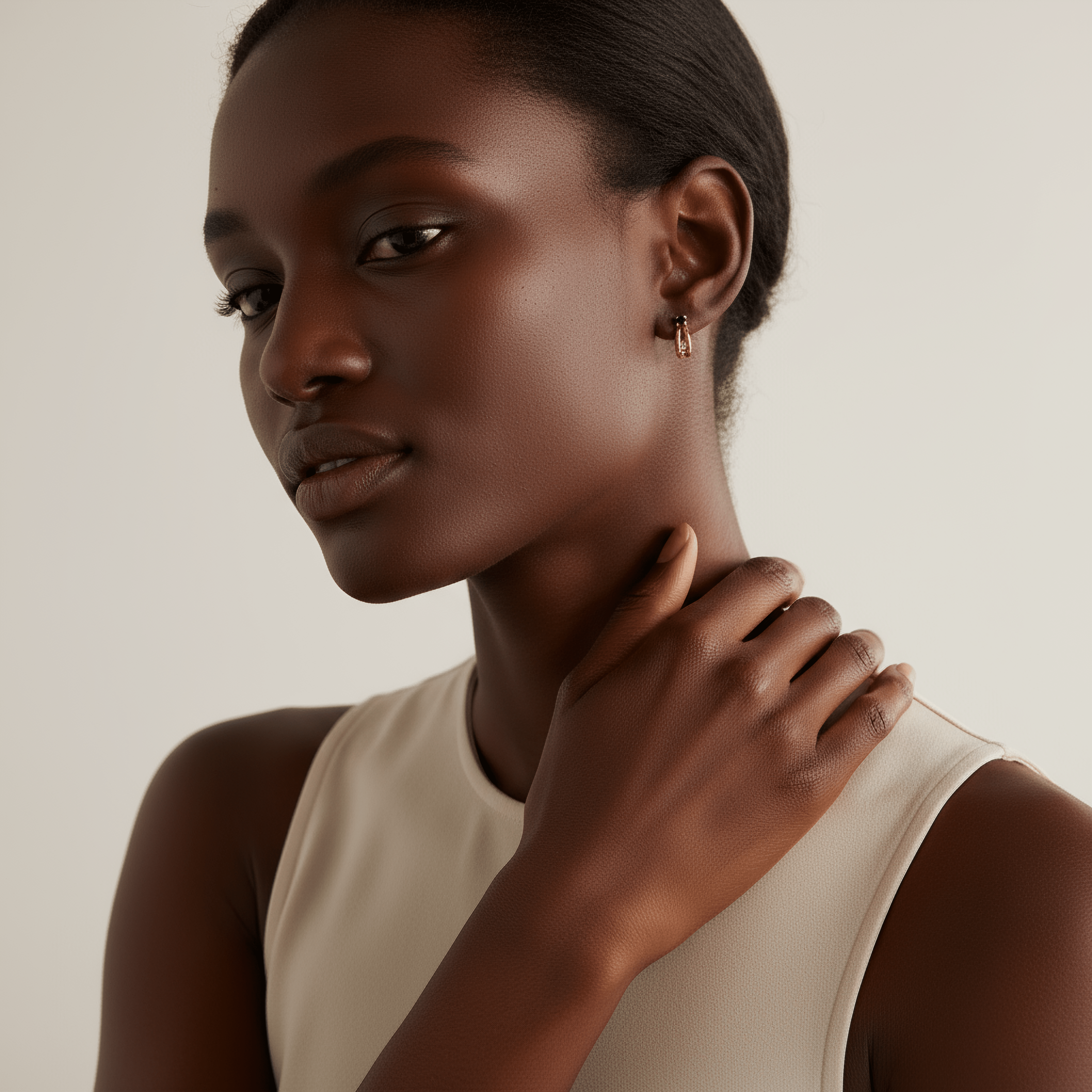 Golden Arc Earrings - Earrings - Kia Concept Store