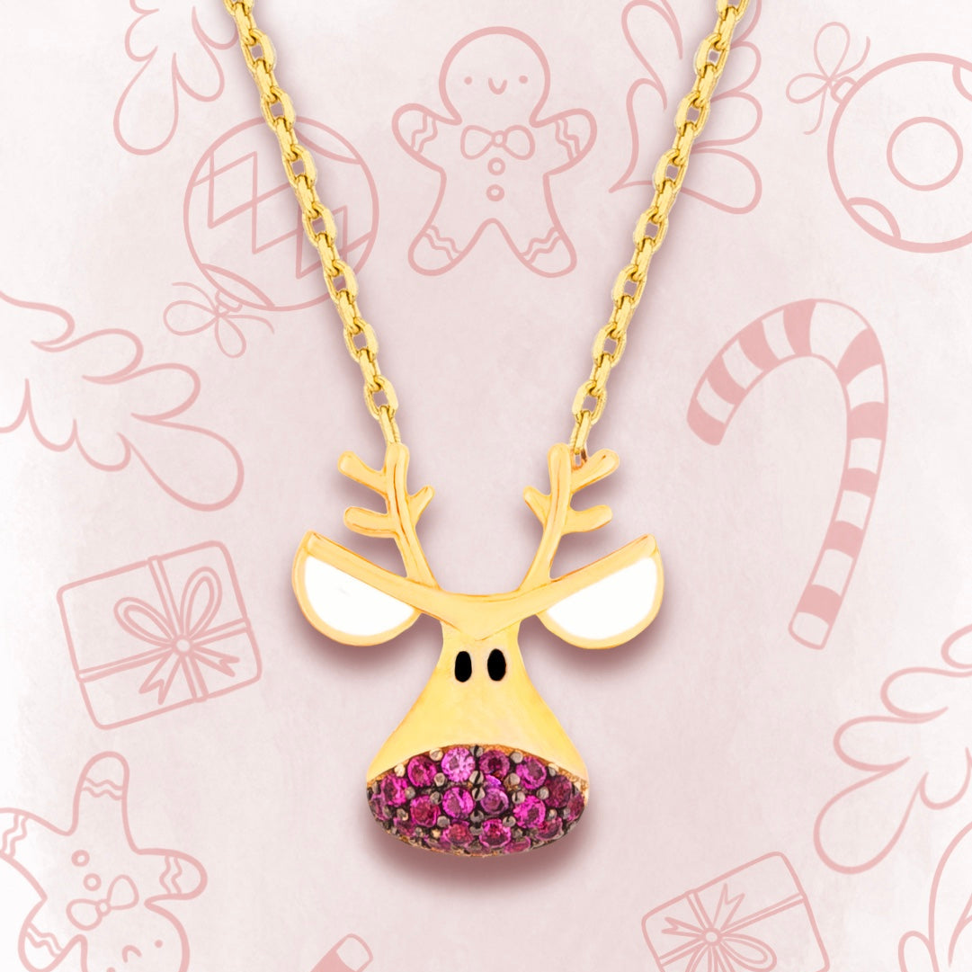 Rudolph's Sparkle Necklace