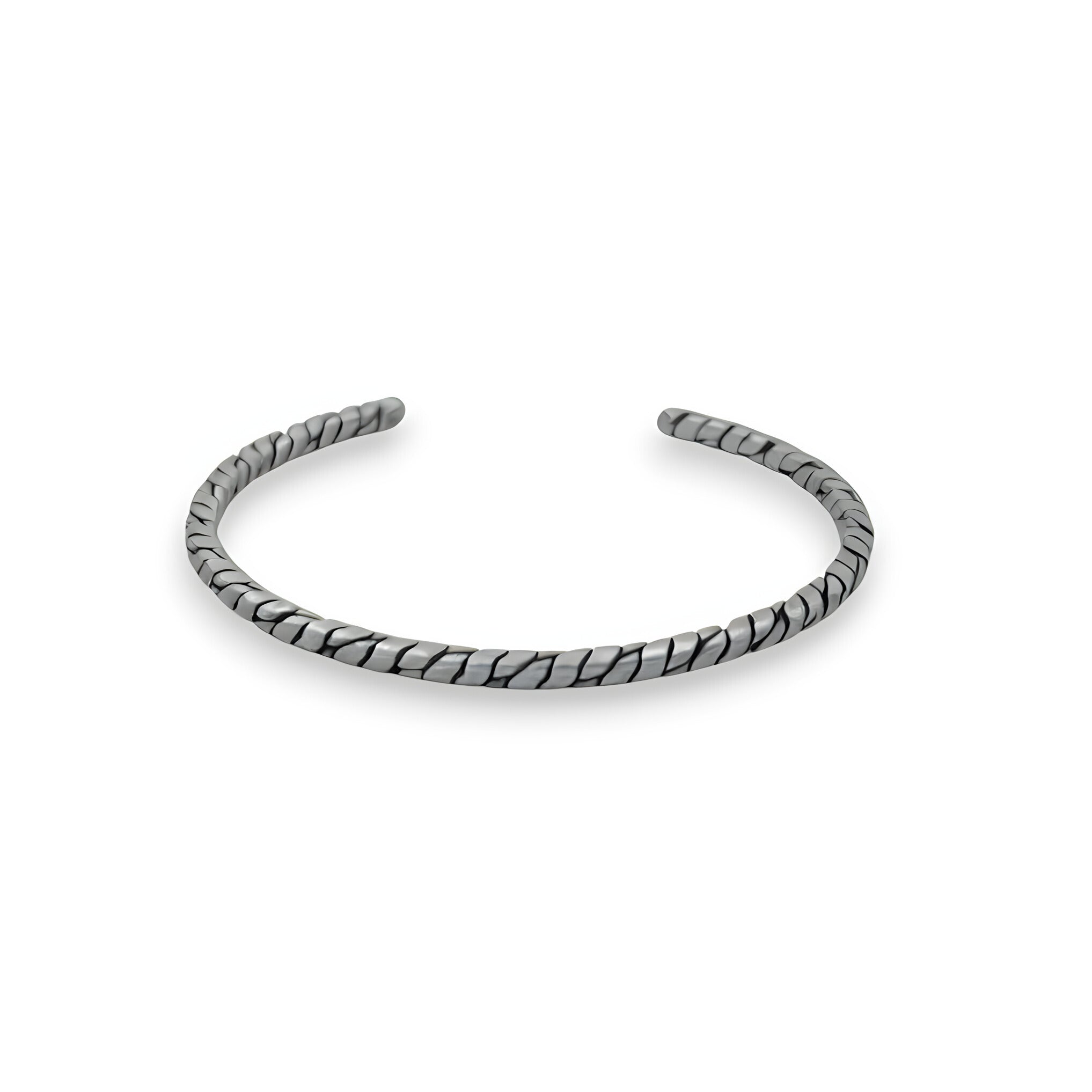 Treadmark Silver Open Cuff