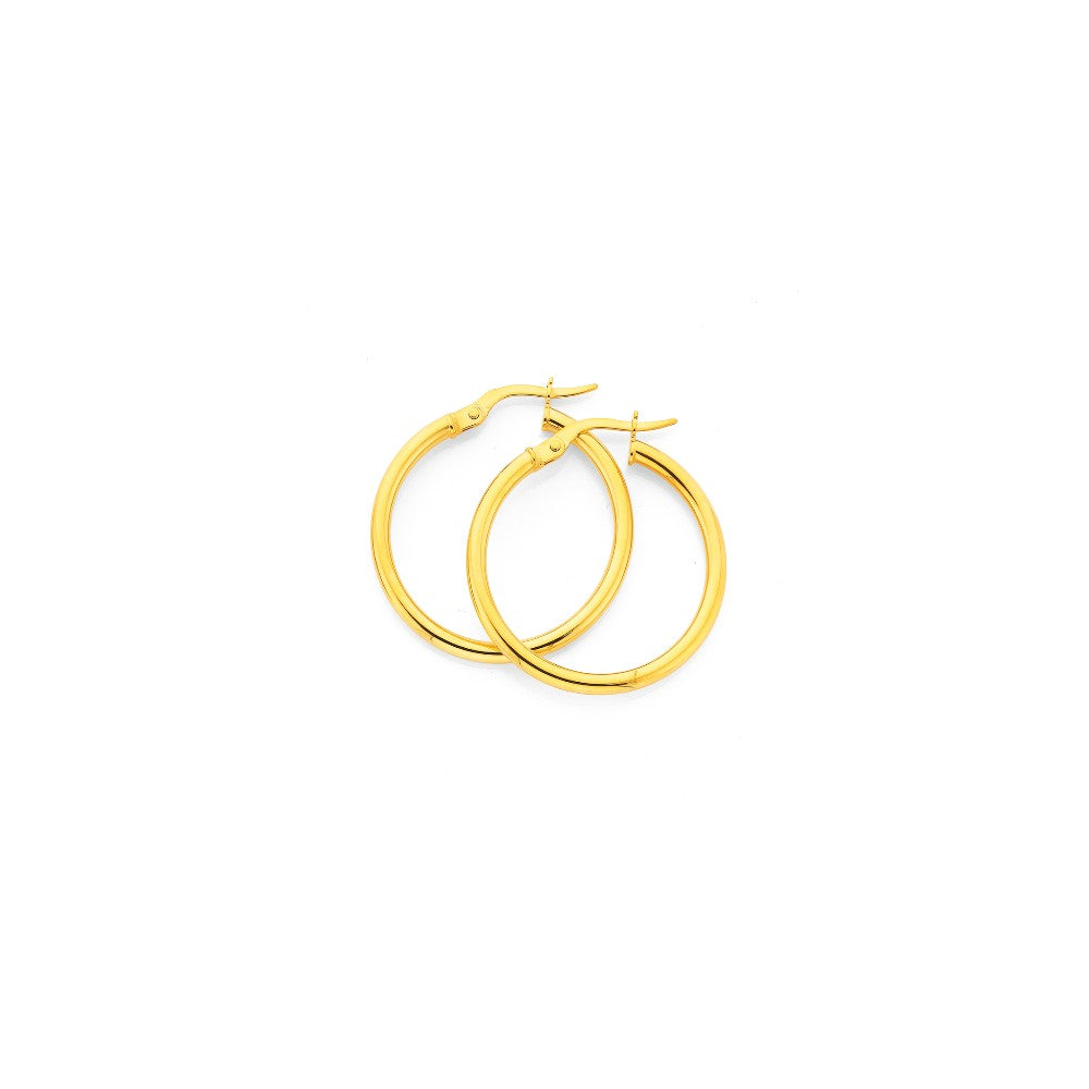 Essential Polished Gold Hoops