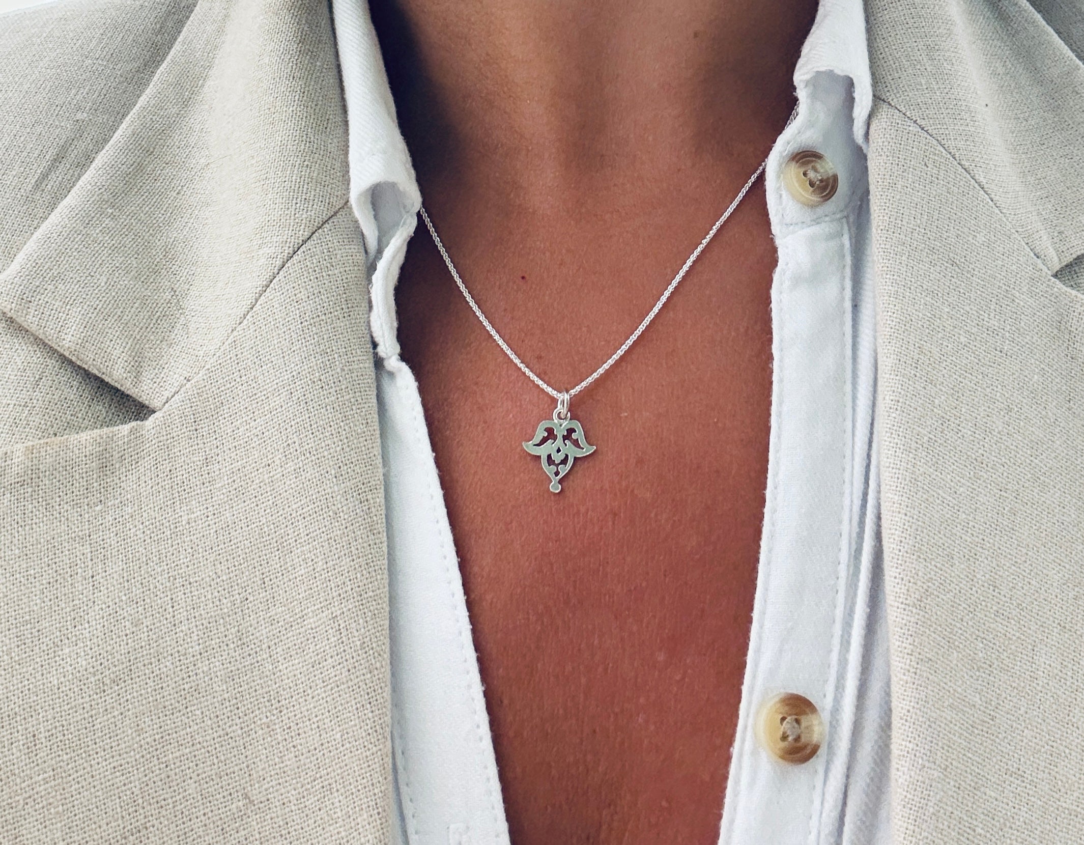 Sterling Silver Mini Charm Necklace