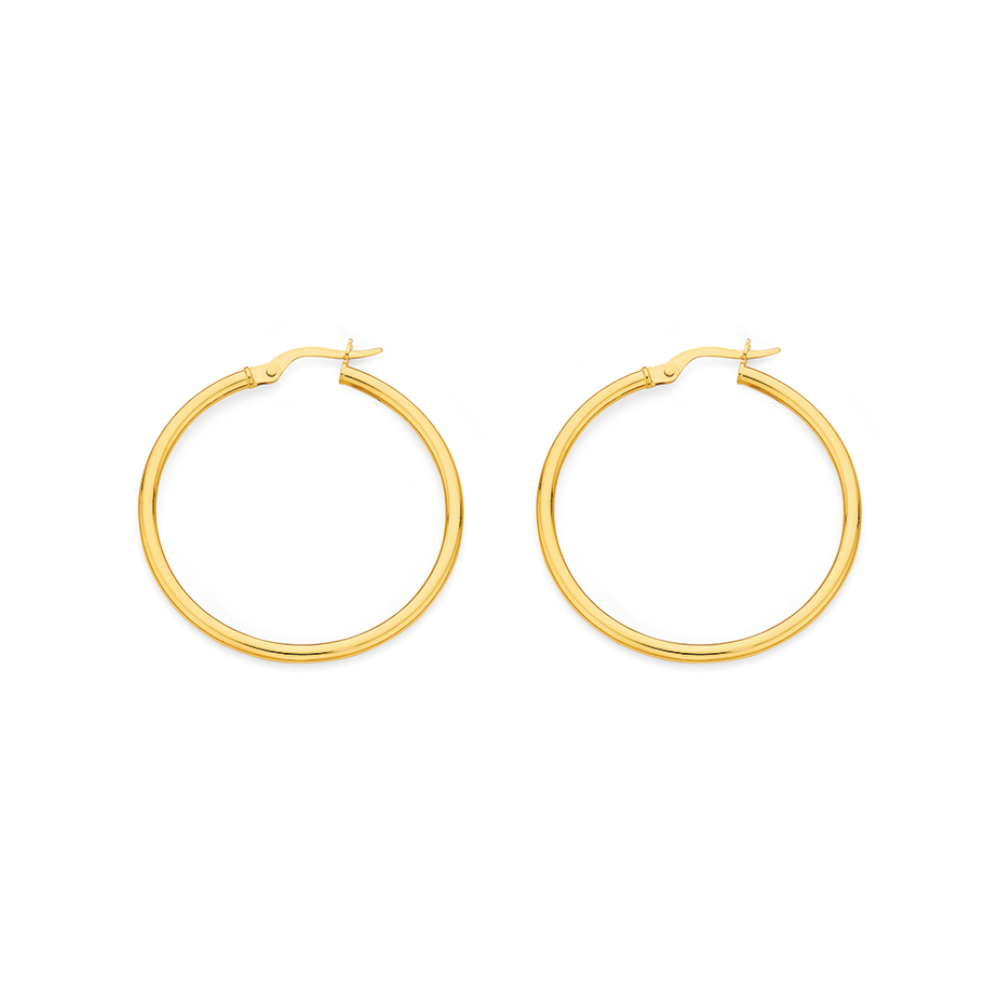 Essential Polished Gold Hoops