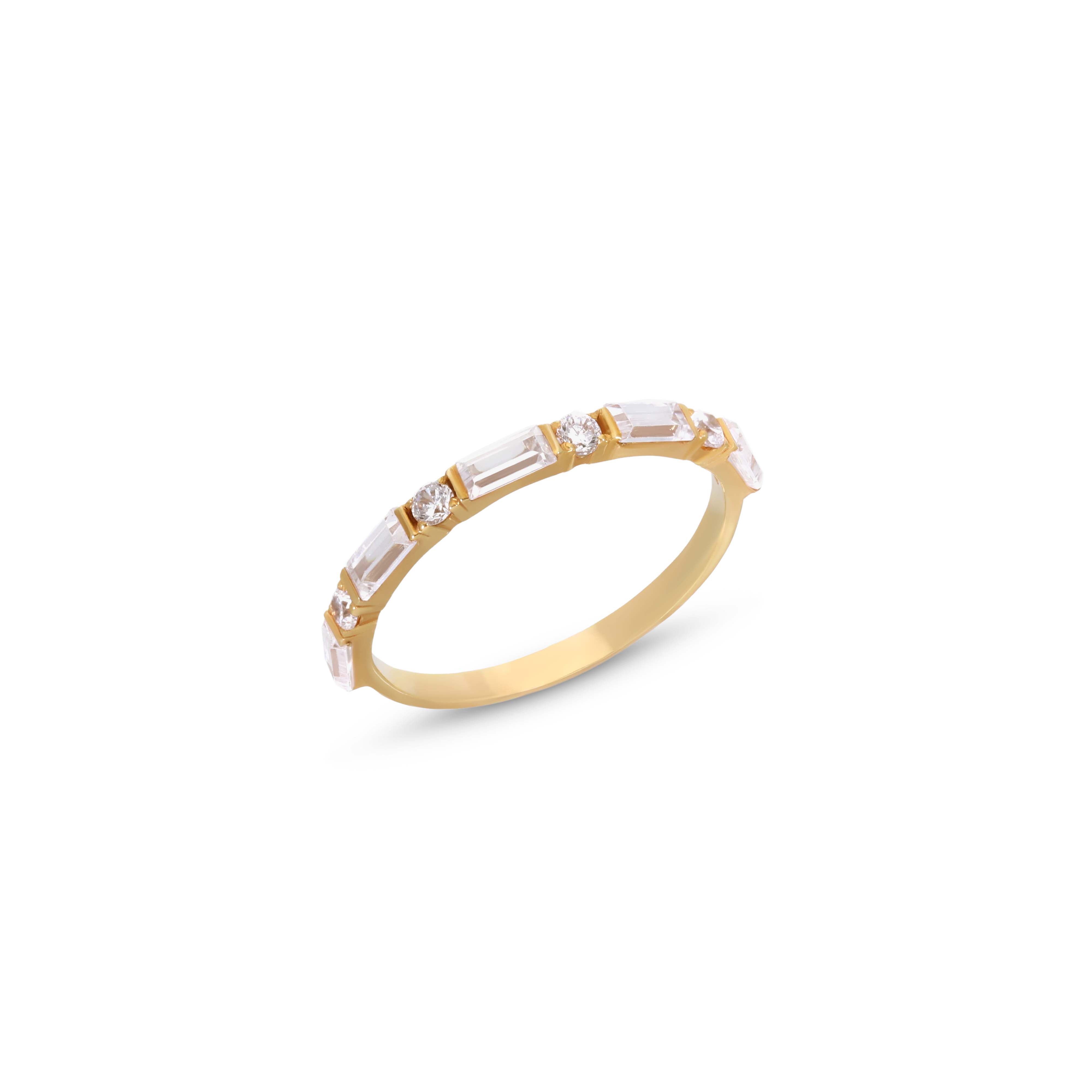 Baguette Glow Ring