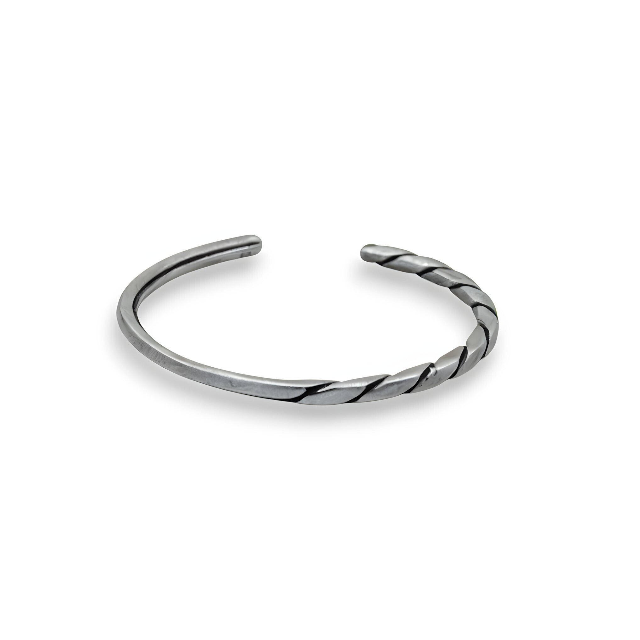 Single Twisted Open Cuff Bracelet