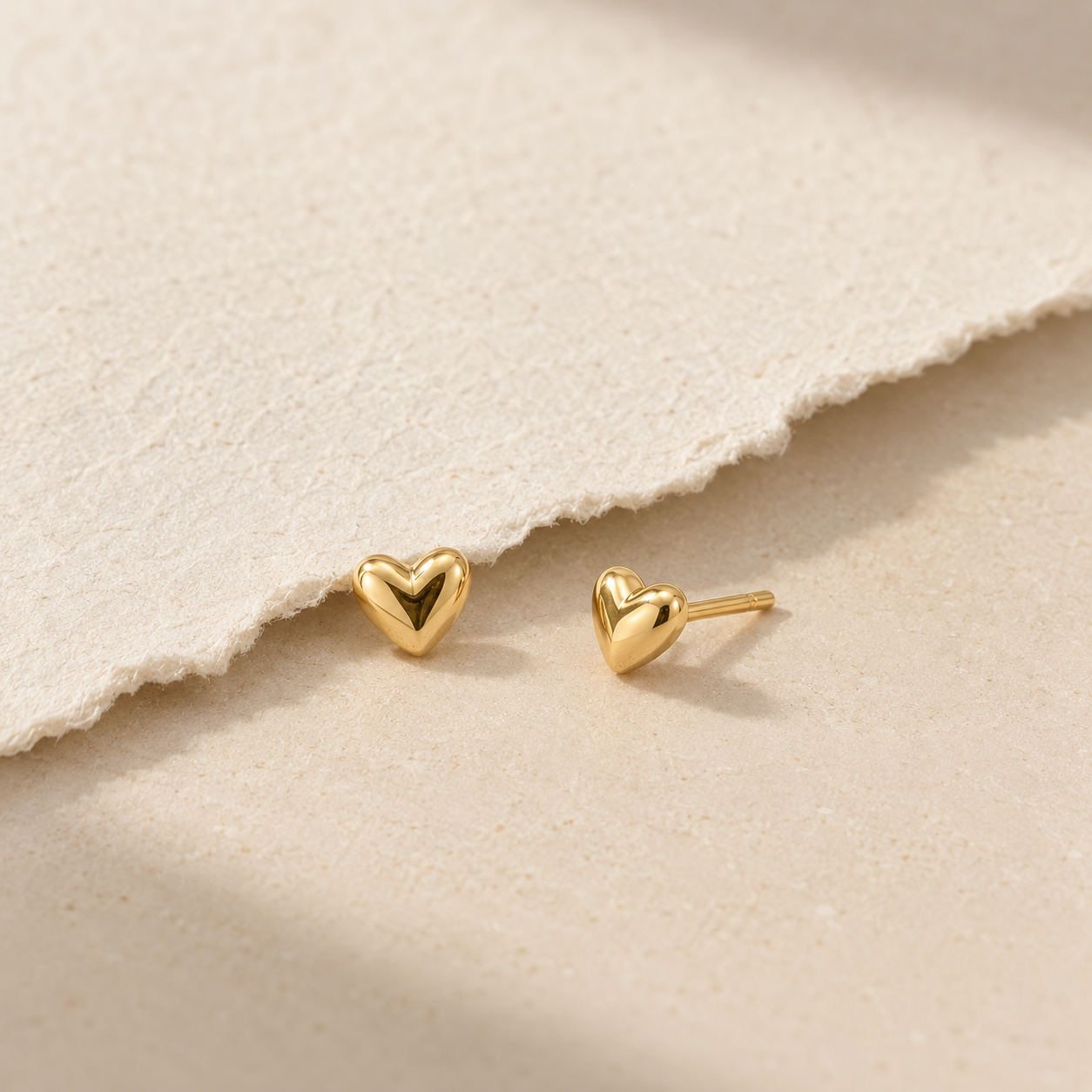 Amour Heart Studs