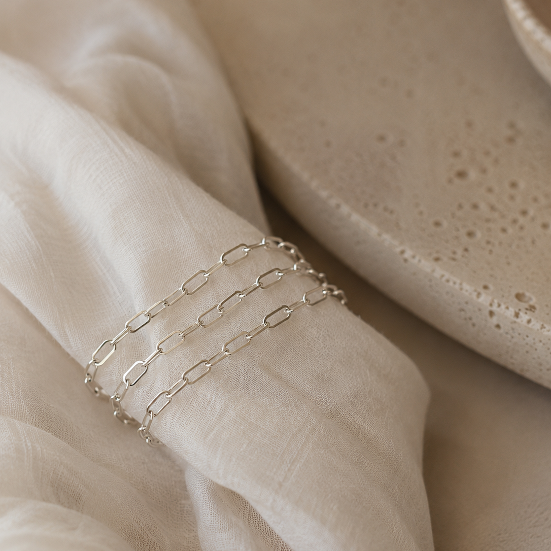 Atlas Paperclip Bracelet