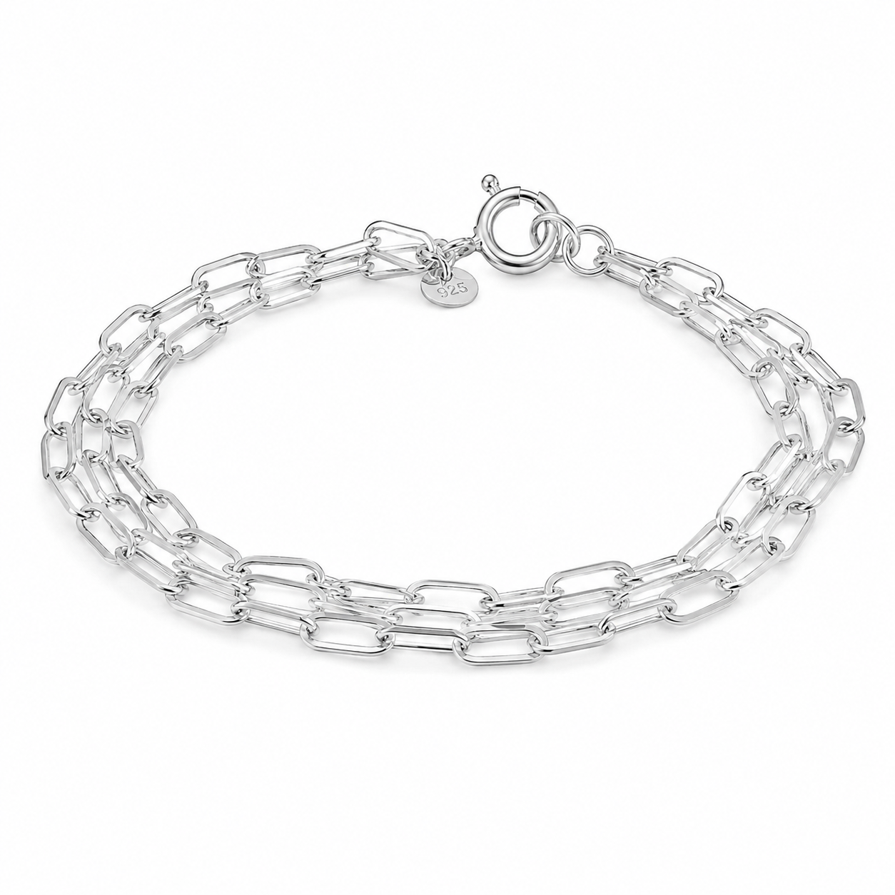 Atlas Paperclip Bracelet