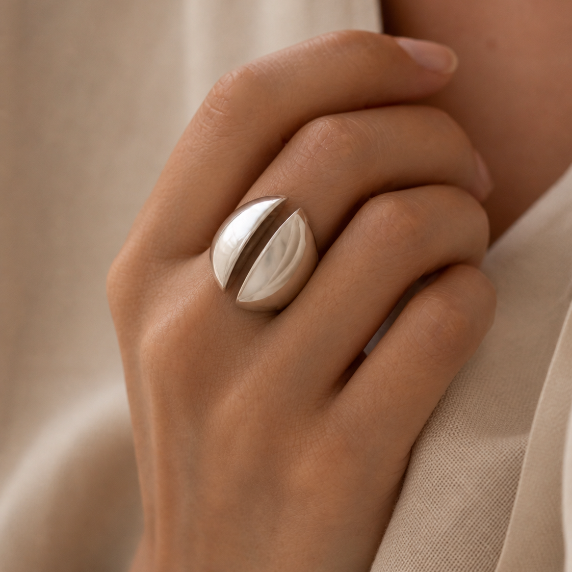 Atlas Silver Ring