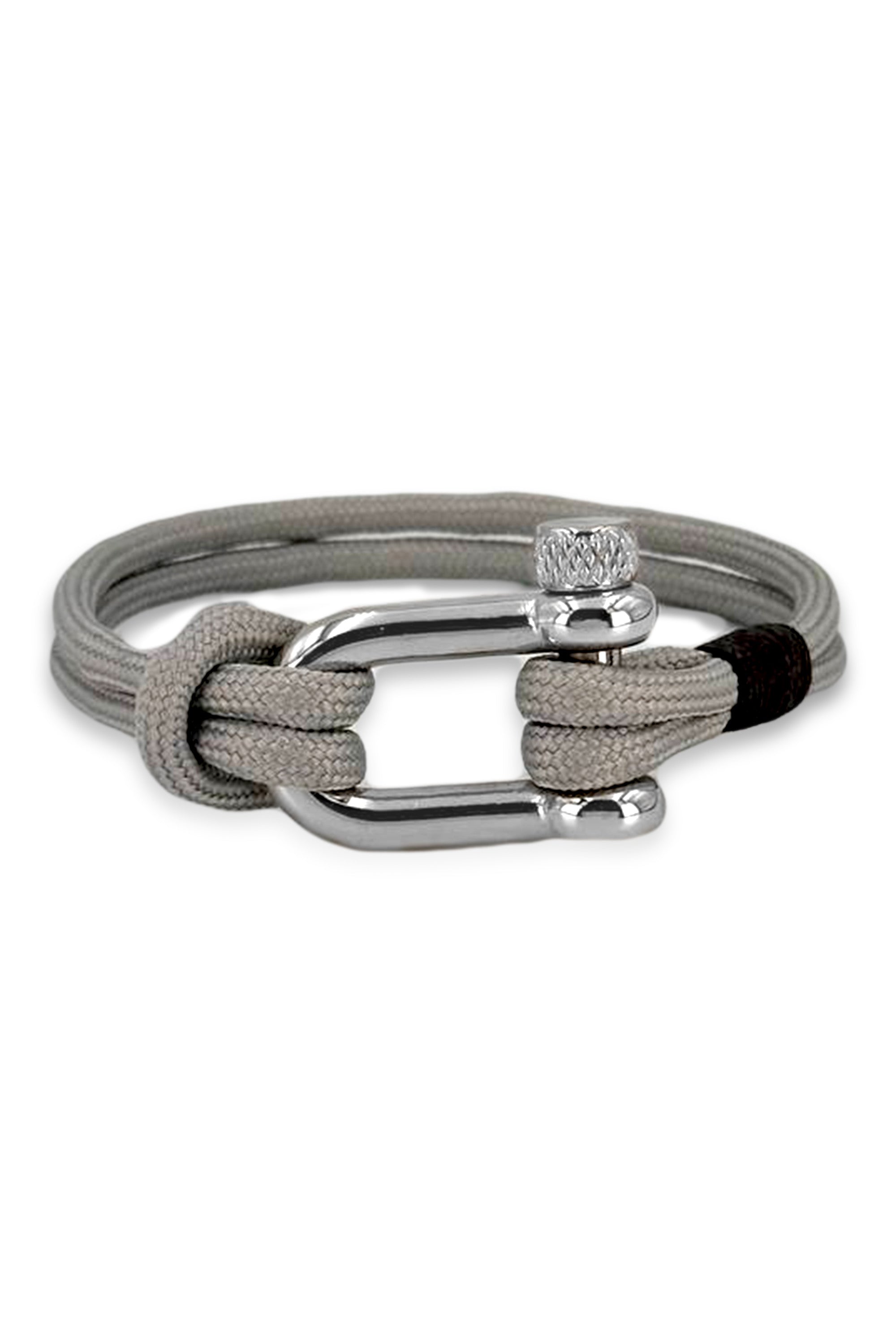 Gray Flip-Lock Bracelet