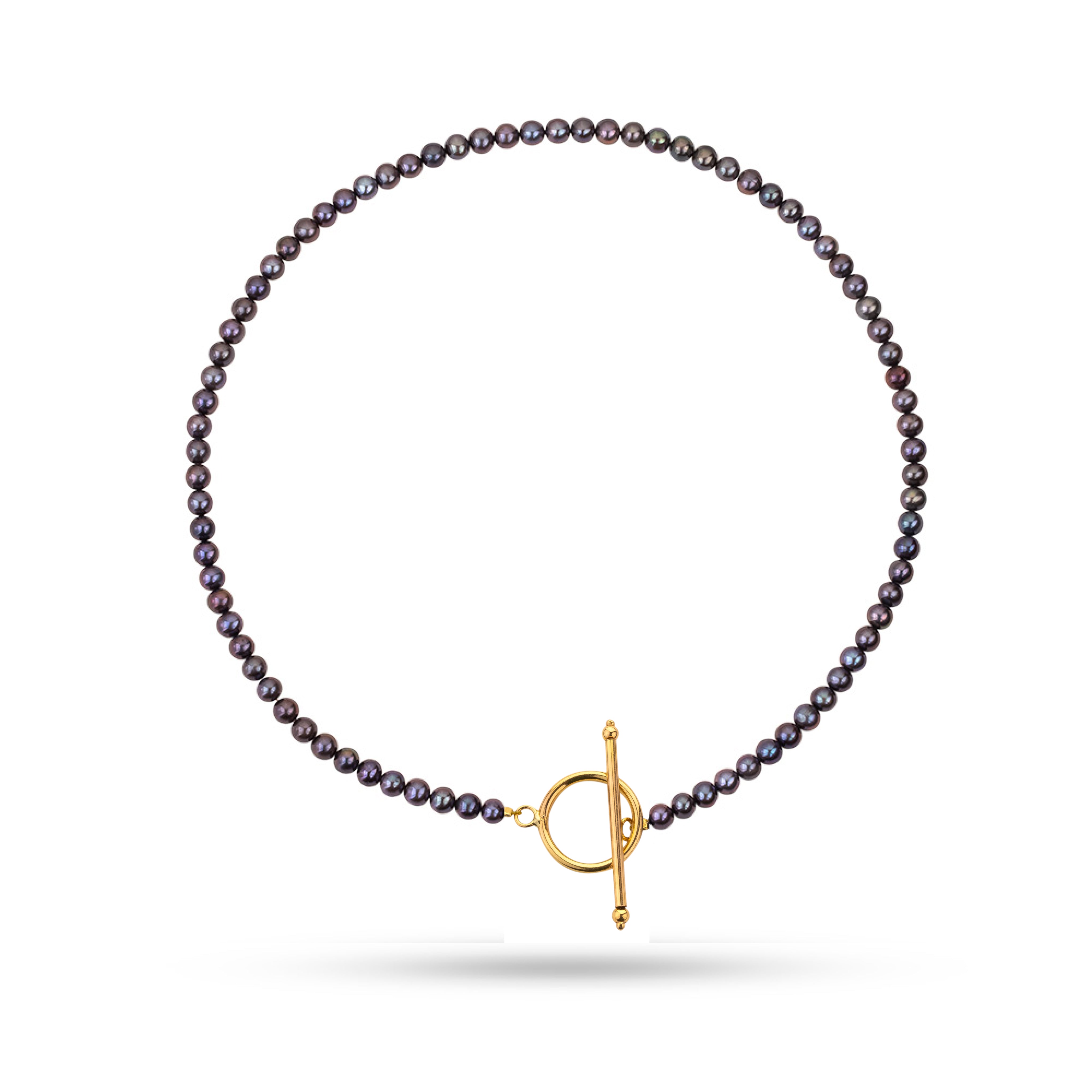 Pearl T-Bar Necklace