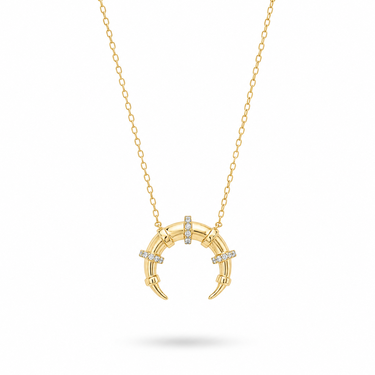 Selene Crescent Necklace