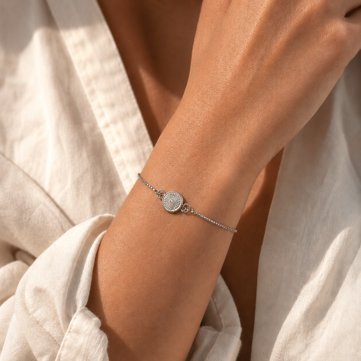 Solstice Silver Bracelet