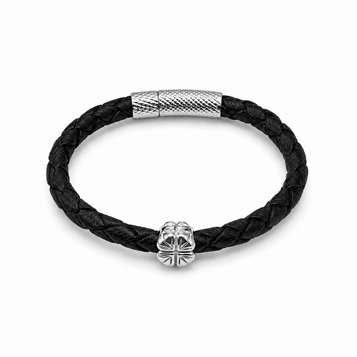 Clover Leather Bracelet