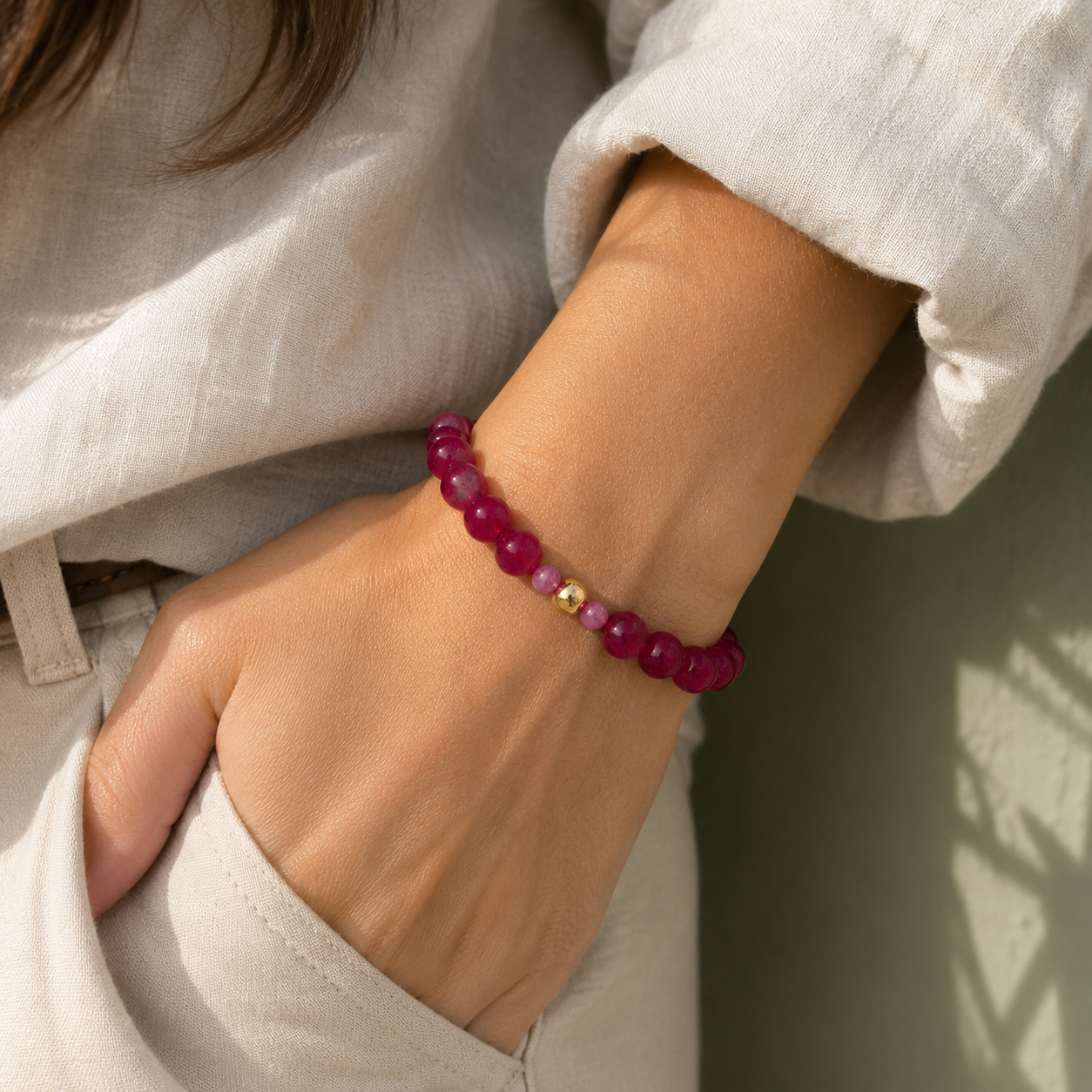 Ruby Aura Bracelet