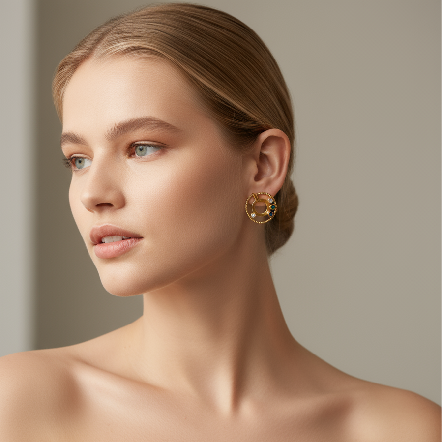 Circle of Rainbow Earrings - Kia Concept Store