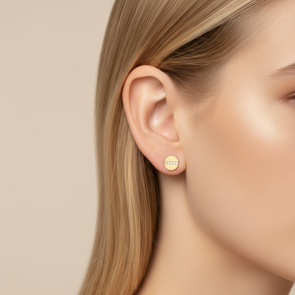 Line of Light Studs - Earrings - Kia Concept Store