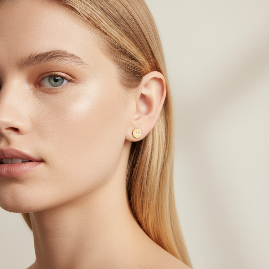 Line of Light Studs - Earrings - Kia Concept Store