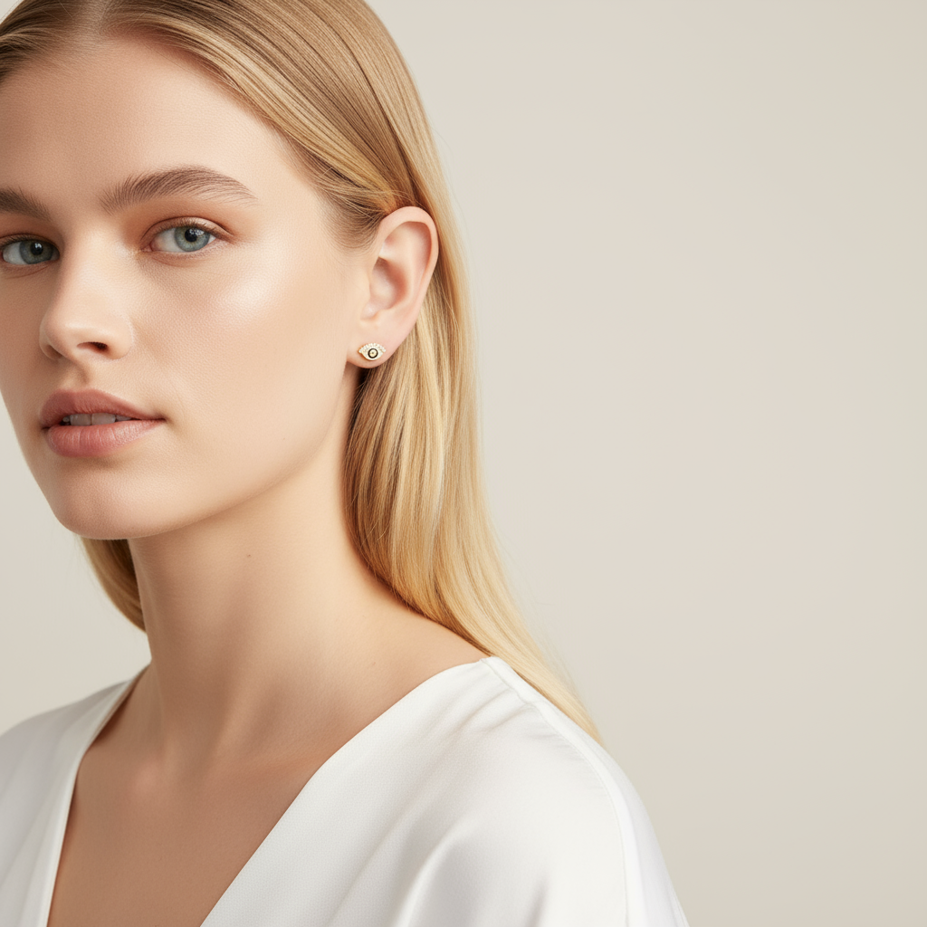 Guardian Eye Studs - Earrings - Kia Concept Store