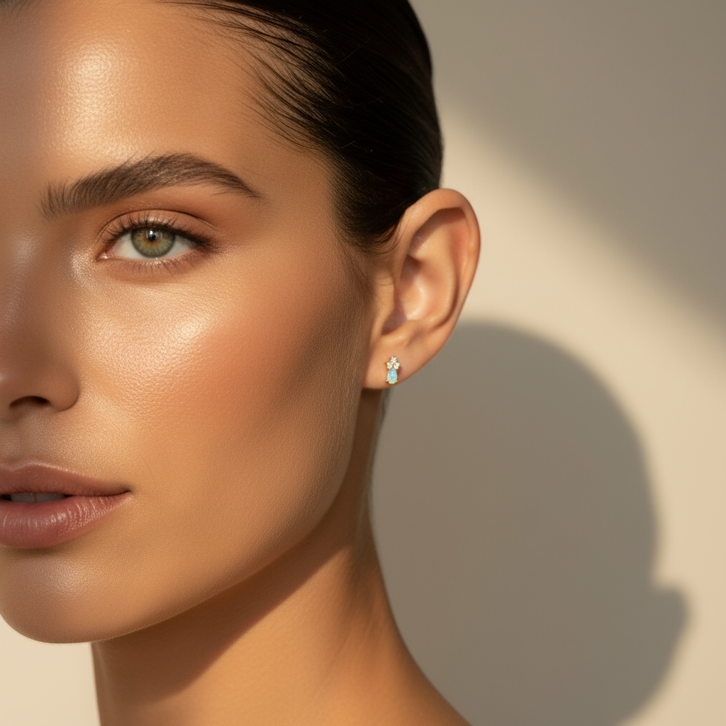 Aurora Opal Studs - Earrings - Kia Concept Store