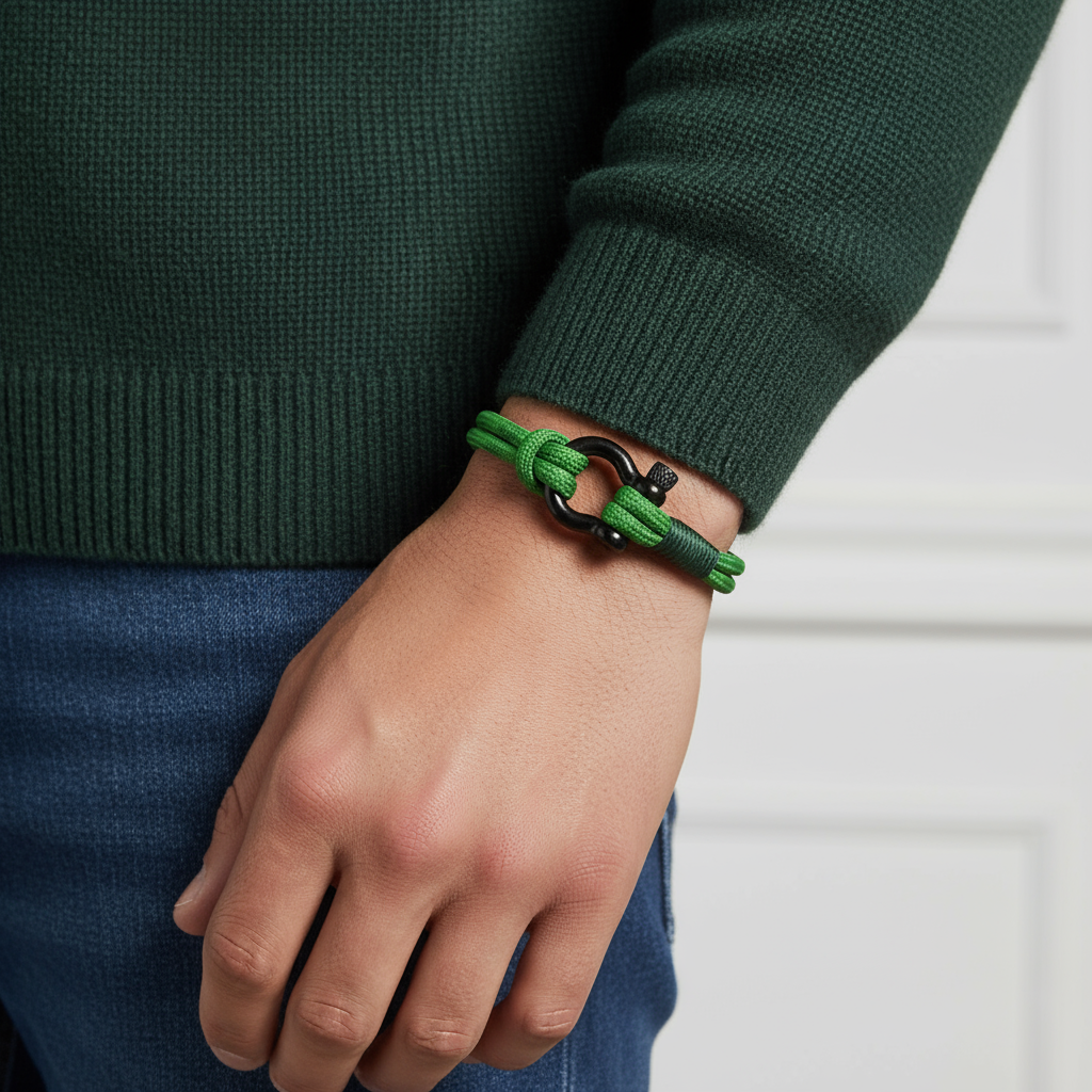 Green Flip - Lock Bracelet - Bracelet - Kia Concept Store