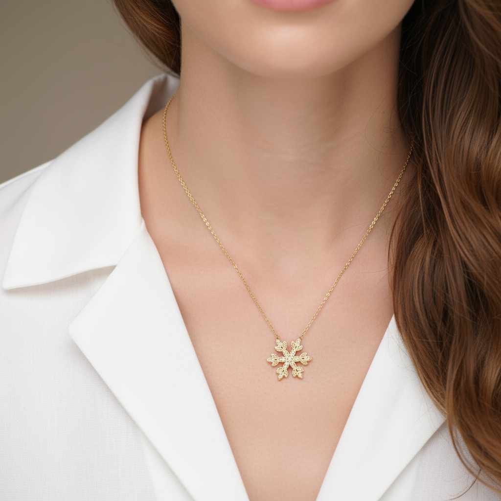 For Me Snowflake Necklace - Necklace - Kia Concept Store