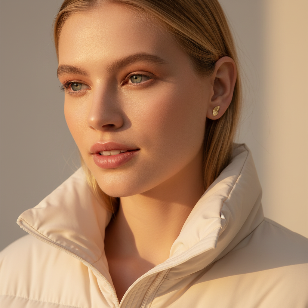 Butterfly Wing Stud Earrings - Earrings - Kia Concept Store