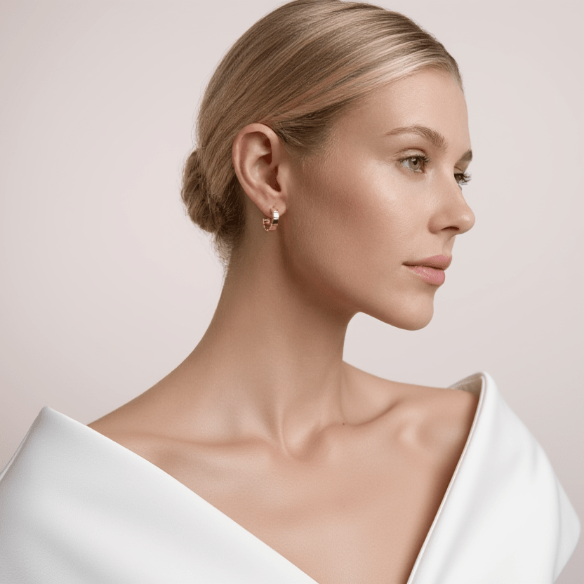 Cube Hoop Earrings - Earrings - Kia Concept Store