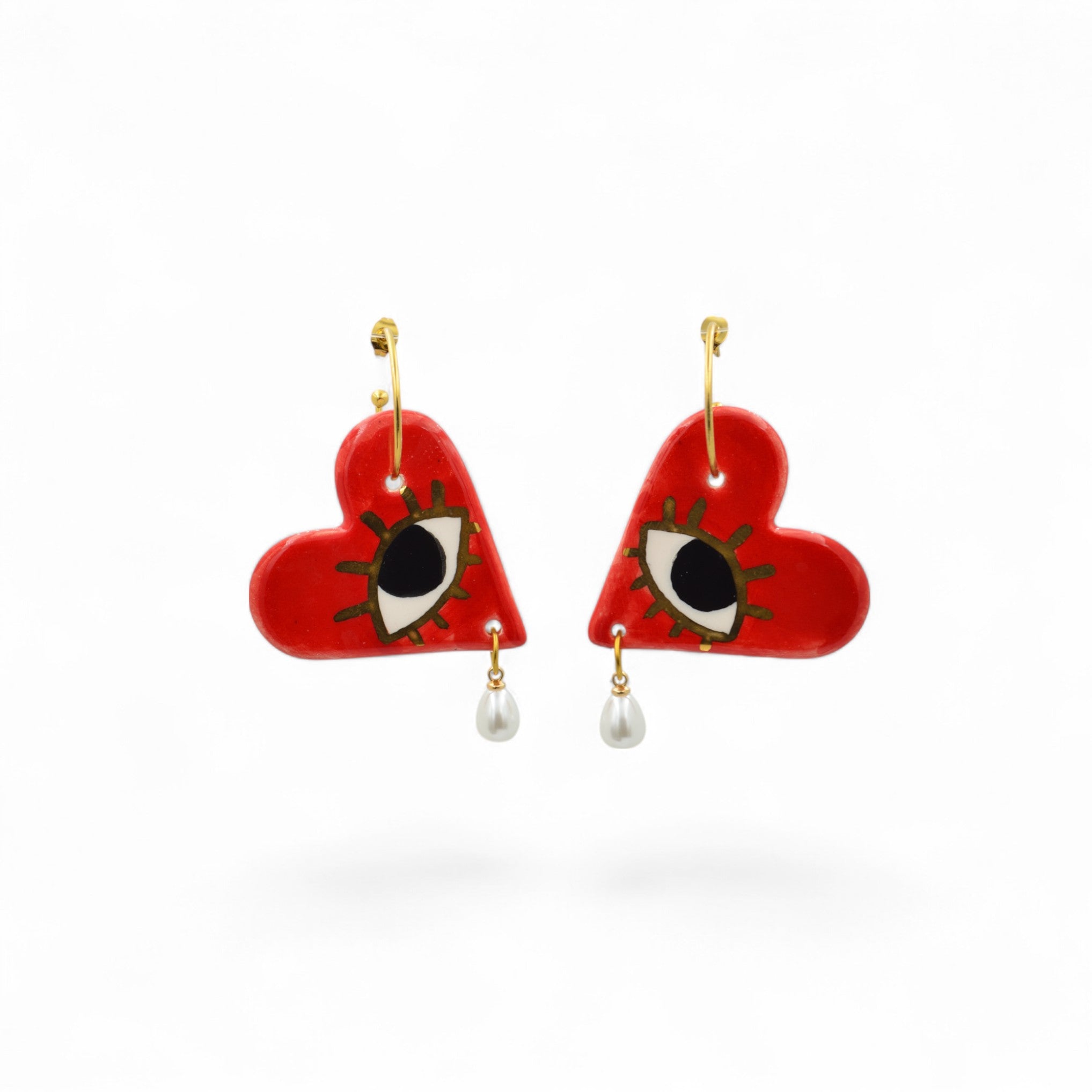 Mexico City Glance Ceramic Earrings