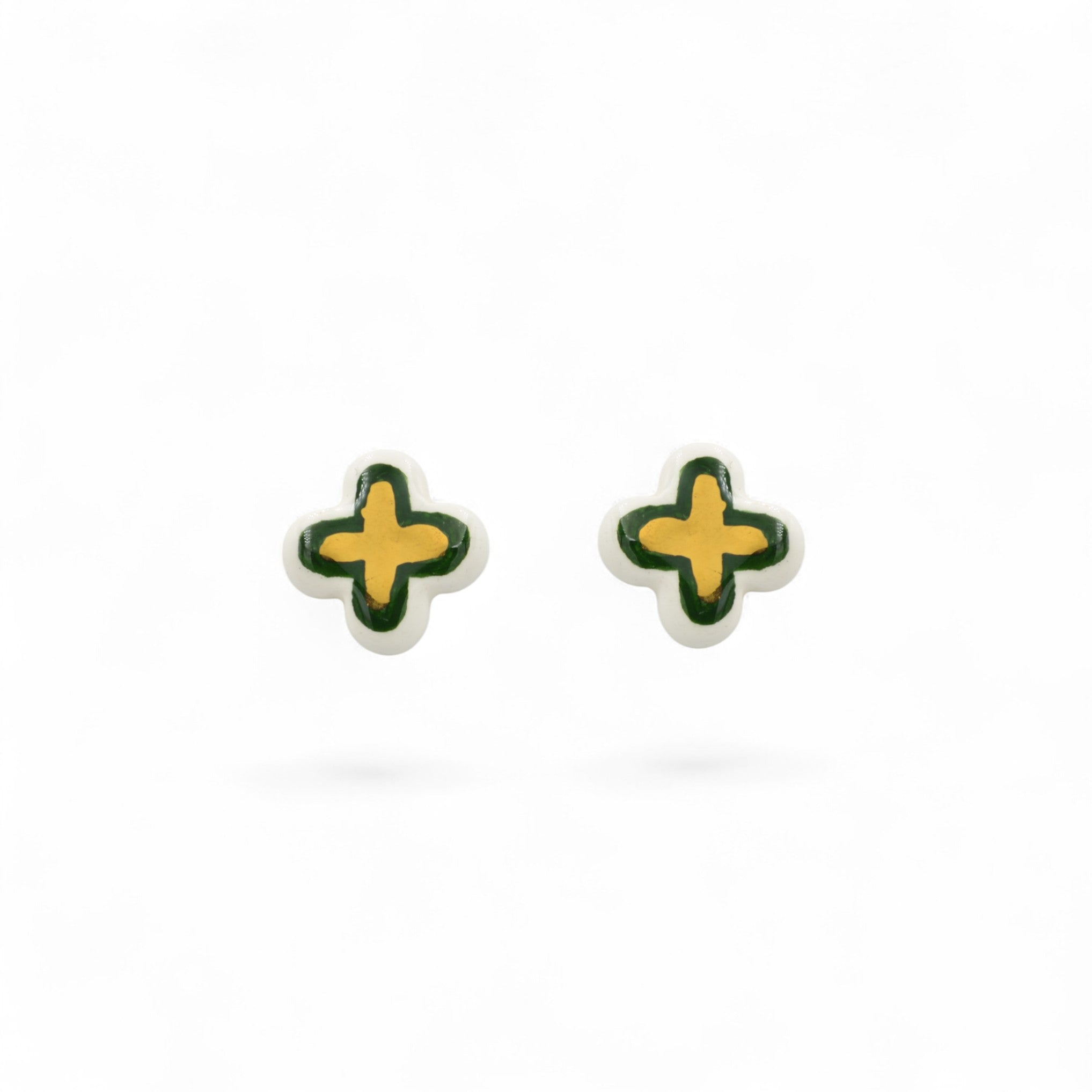 São Paulo Glow Ceramic Studs