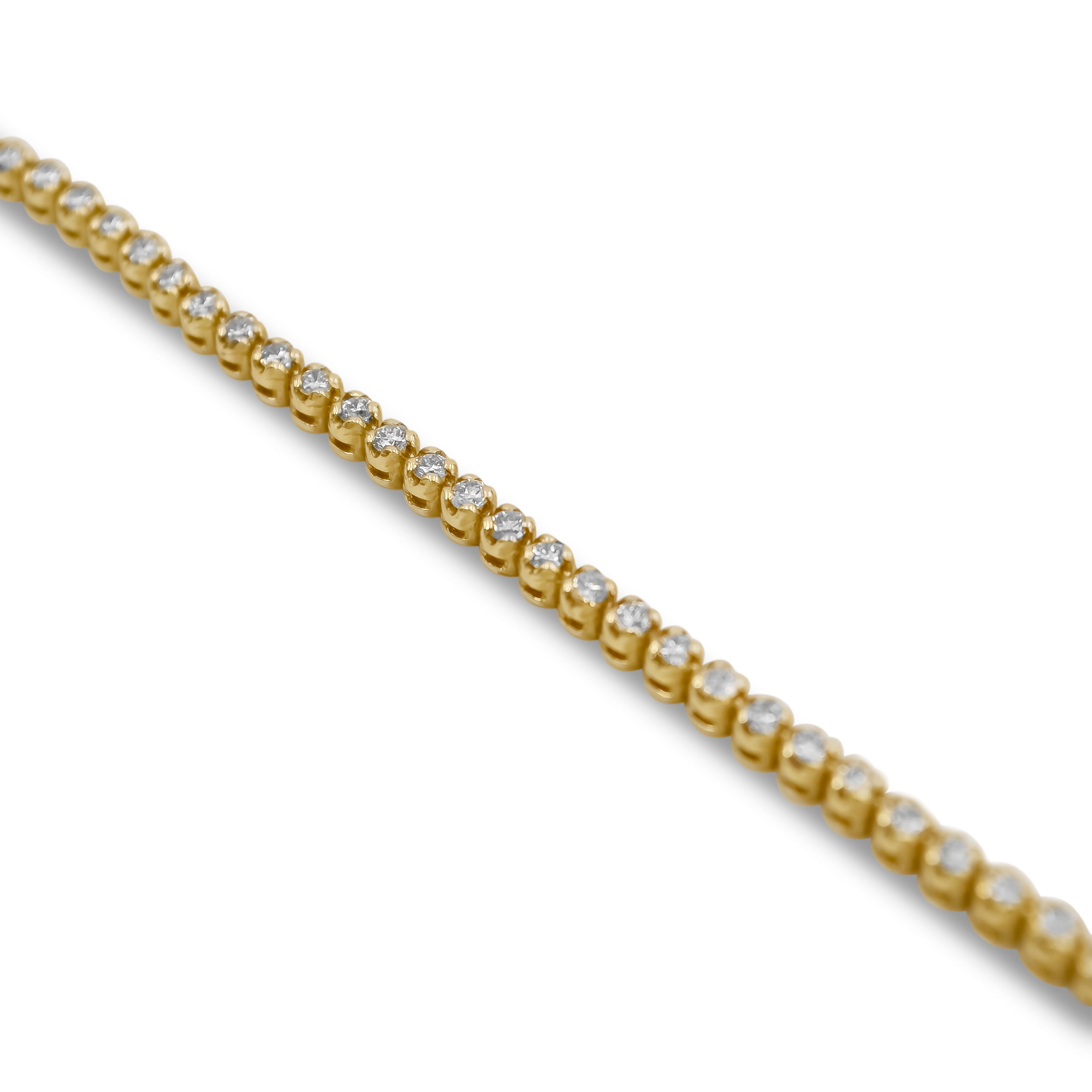 Round Diamond Tennis Bracelet