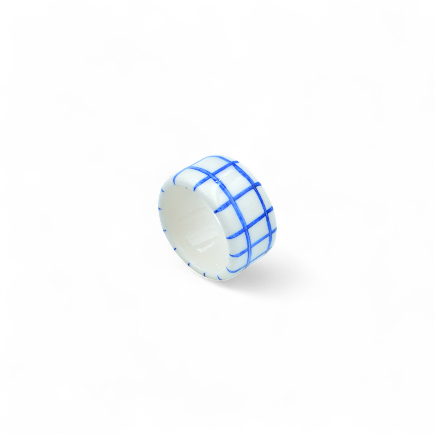 Blue Grid Ring
