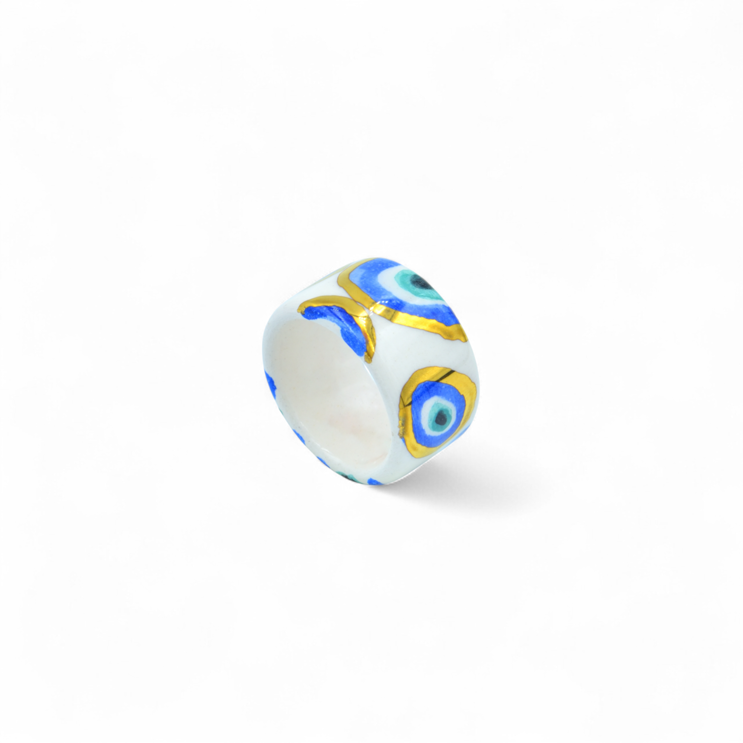 Evil Eye Charm Ring