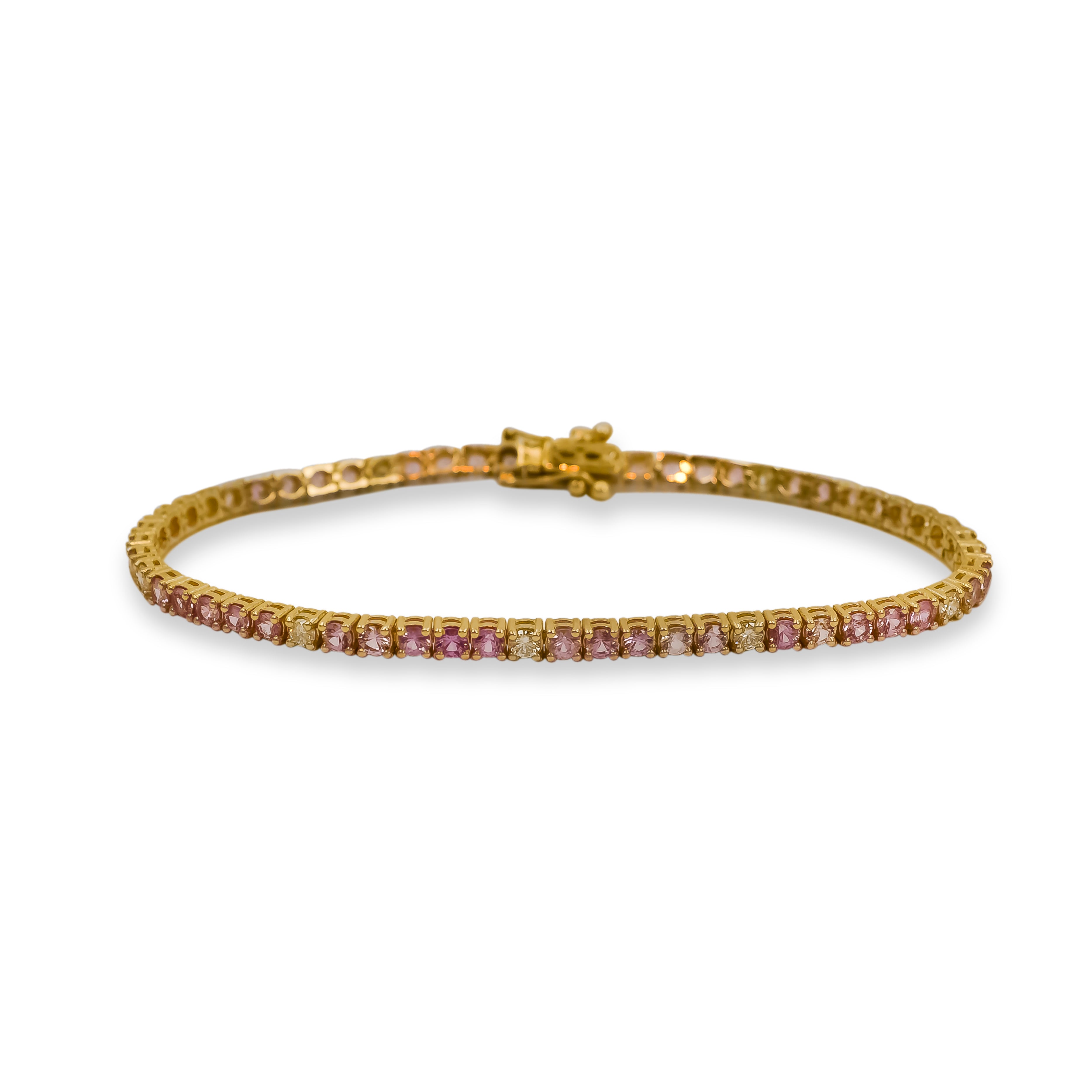 Blush Harmony Tennis Bracelet