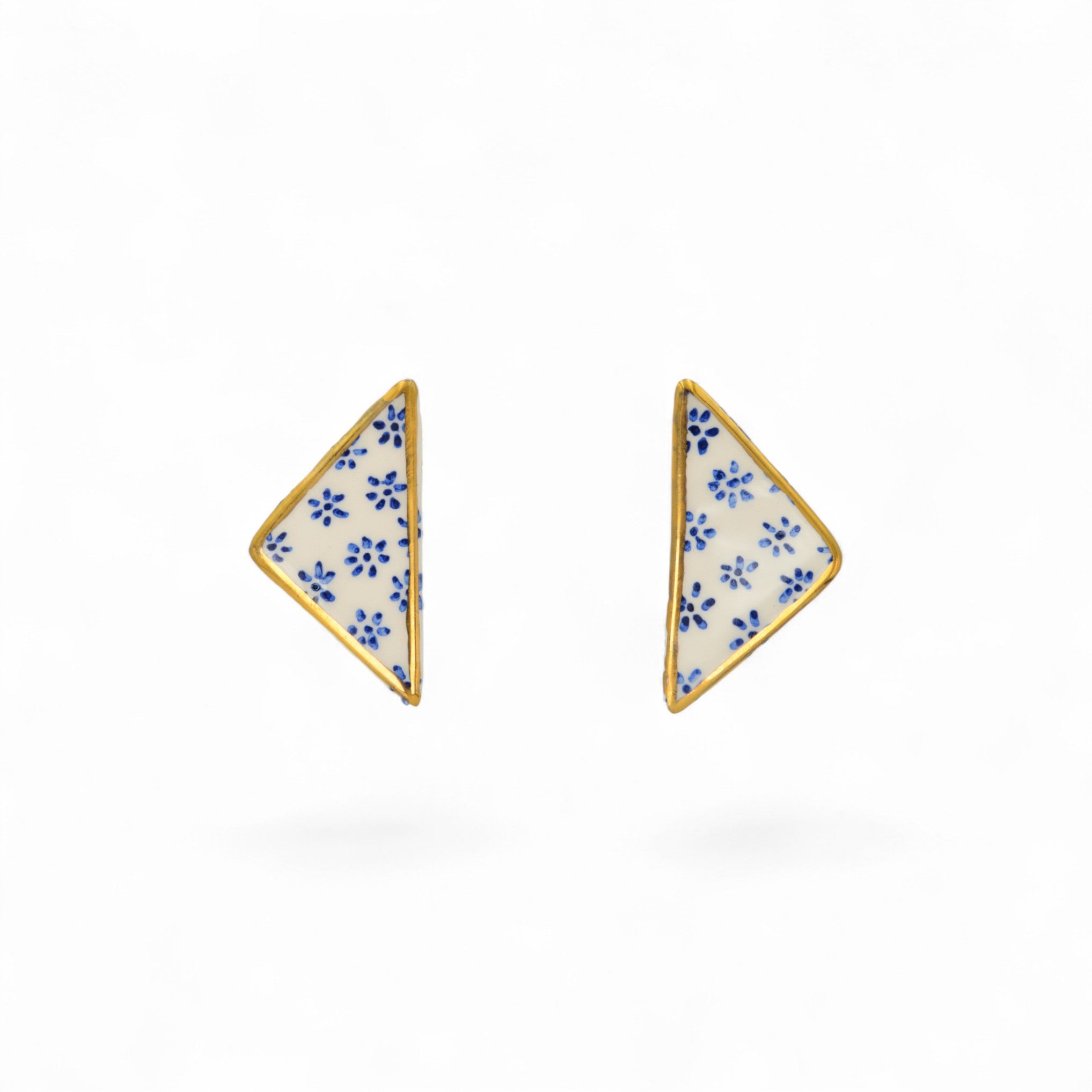 Vienna Porcelain Ceramic Stud Earrings