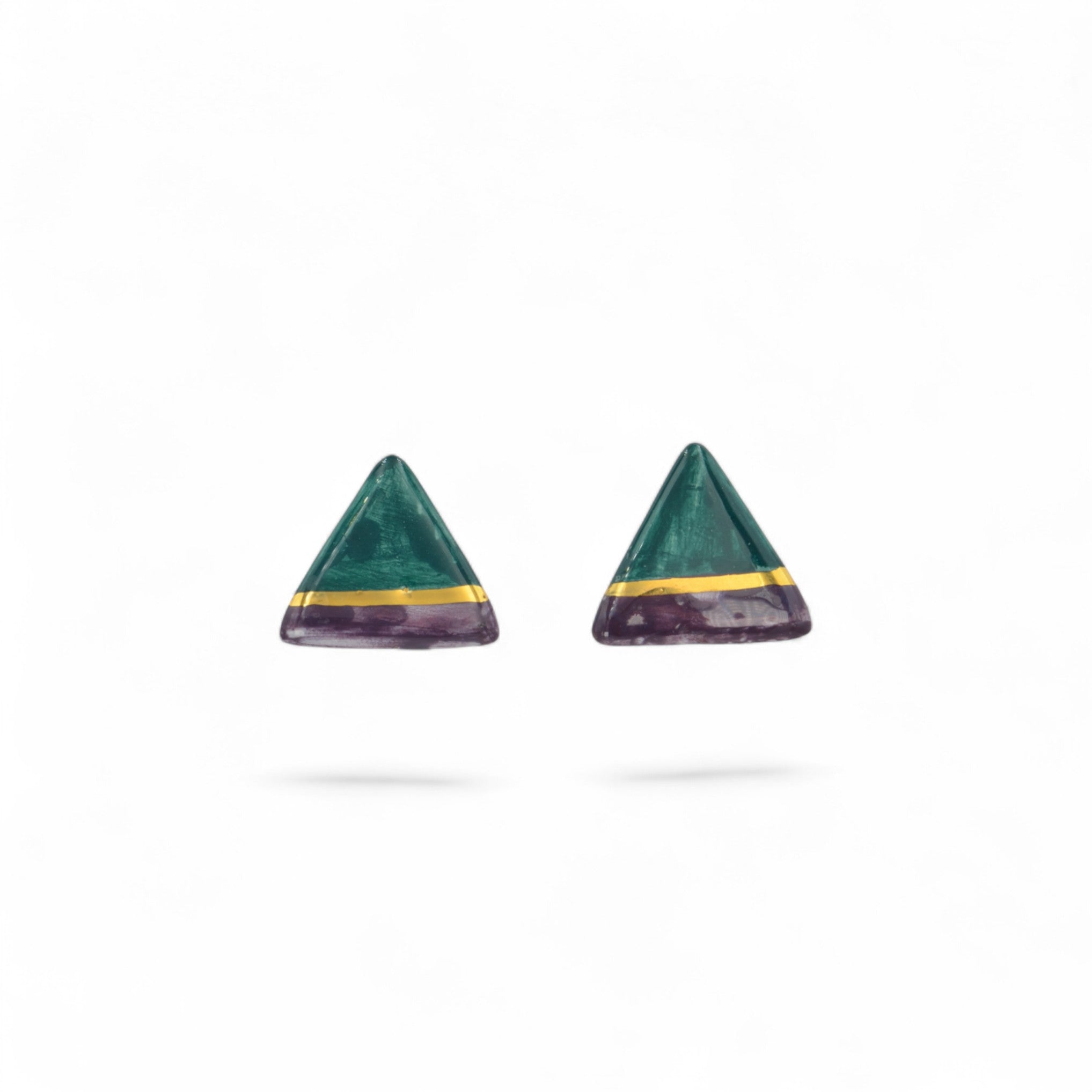 Cape Town Twilight Ceramic Stud Earrings