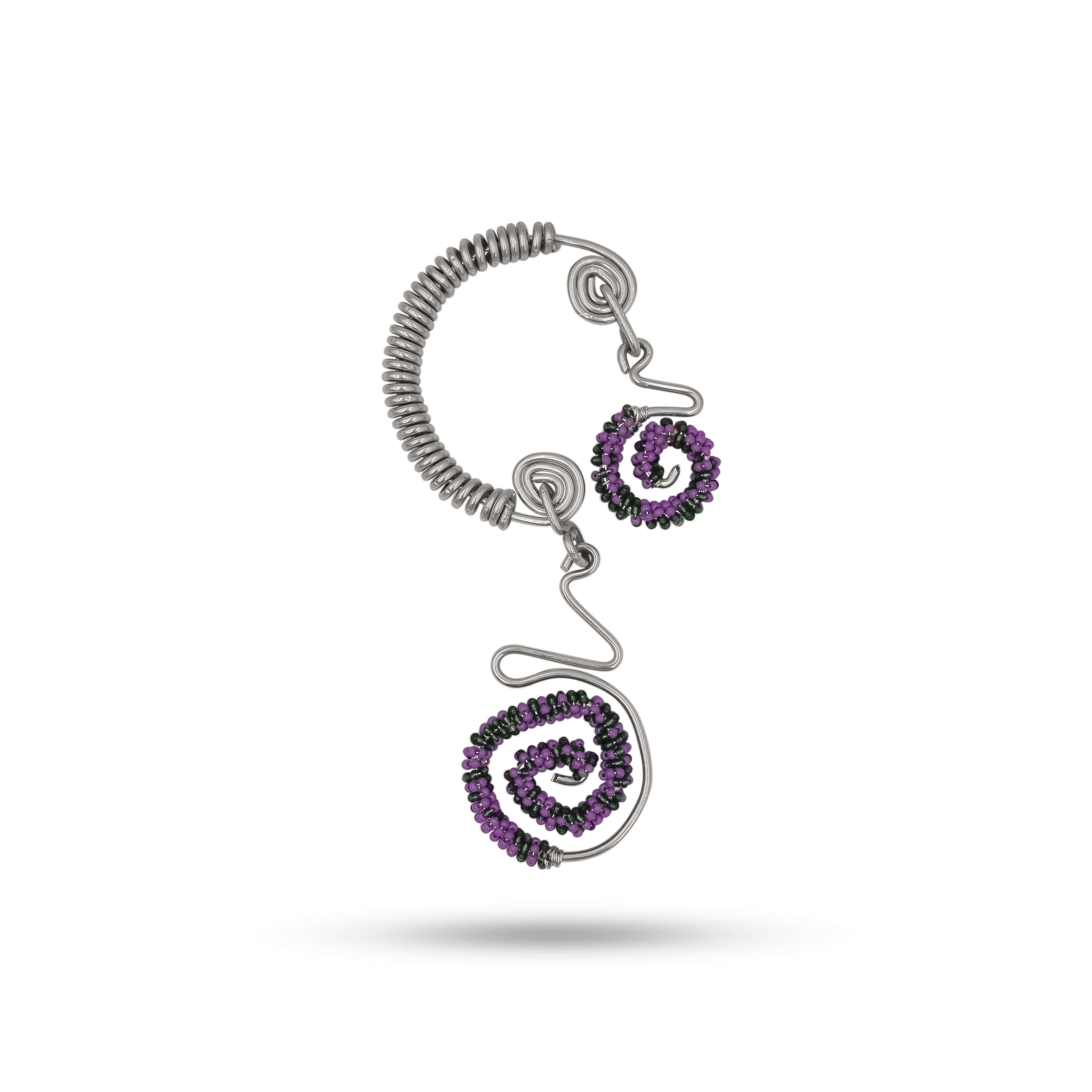 Midnight Spiral Ear Piece - Ear pieace - Kia Concept Store