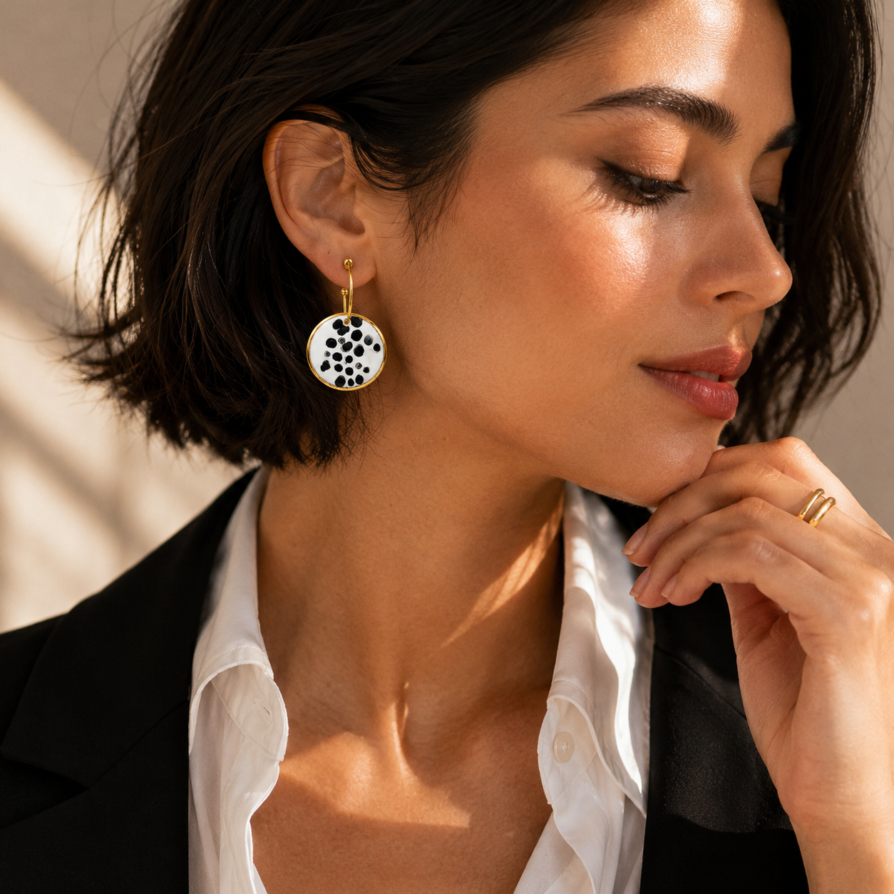 Dalmatian Dots Hoops
