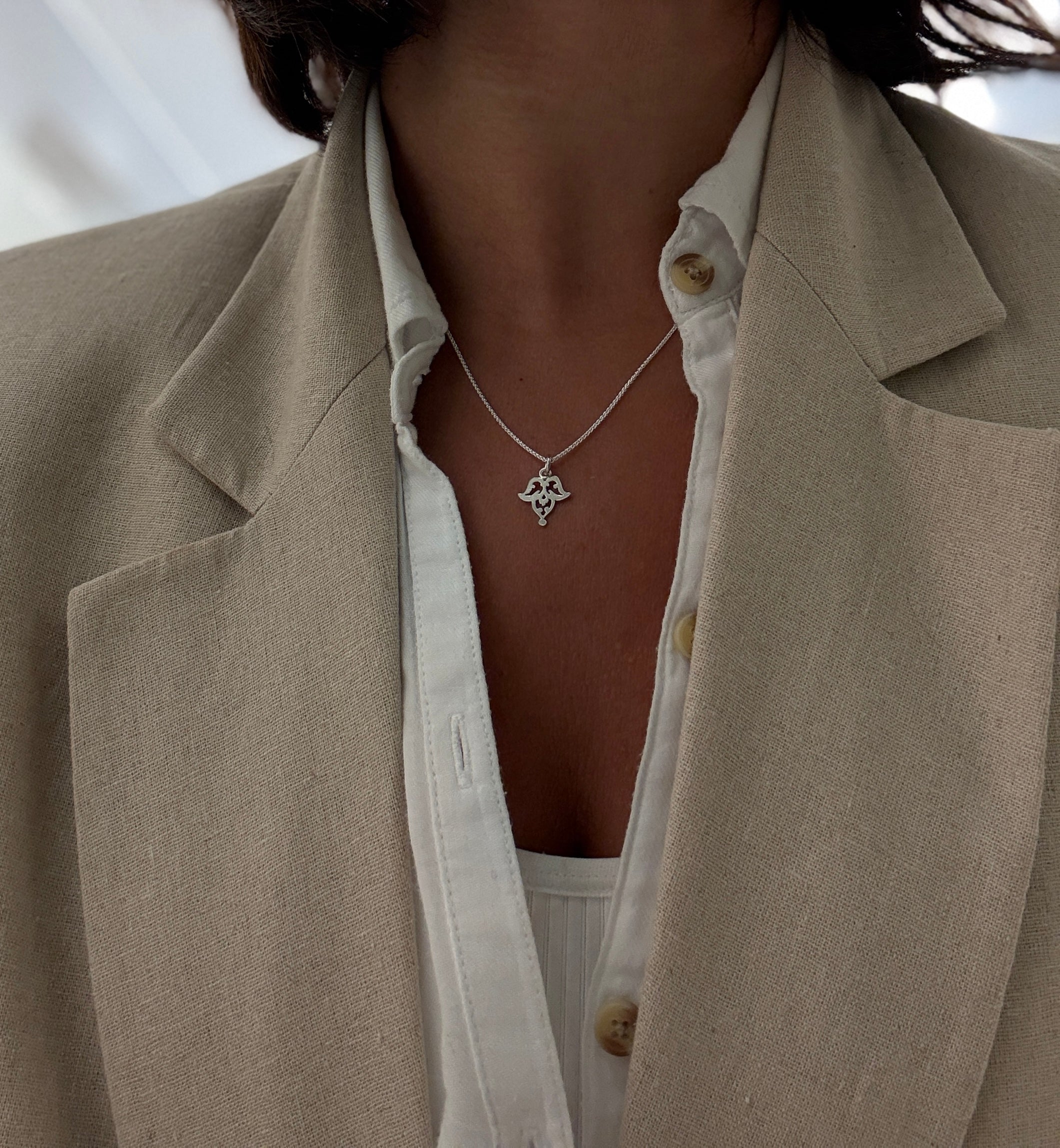 Sterling Silver Mini Charm Necklace