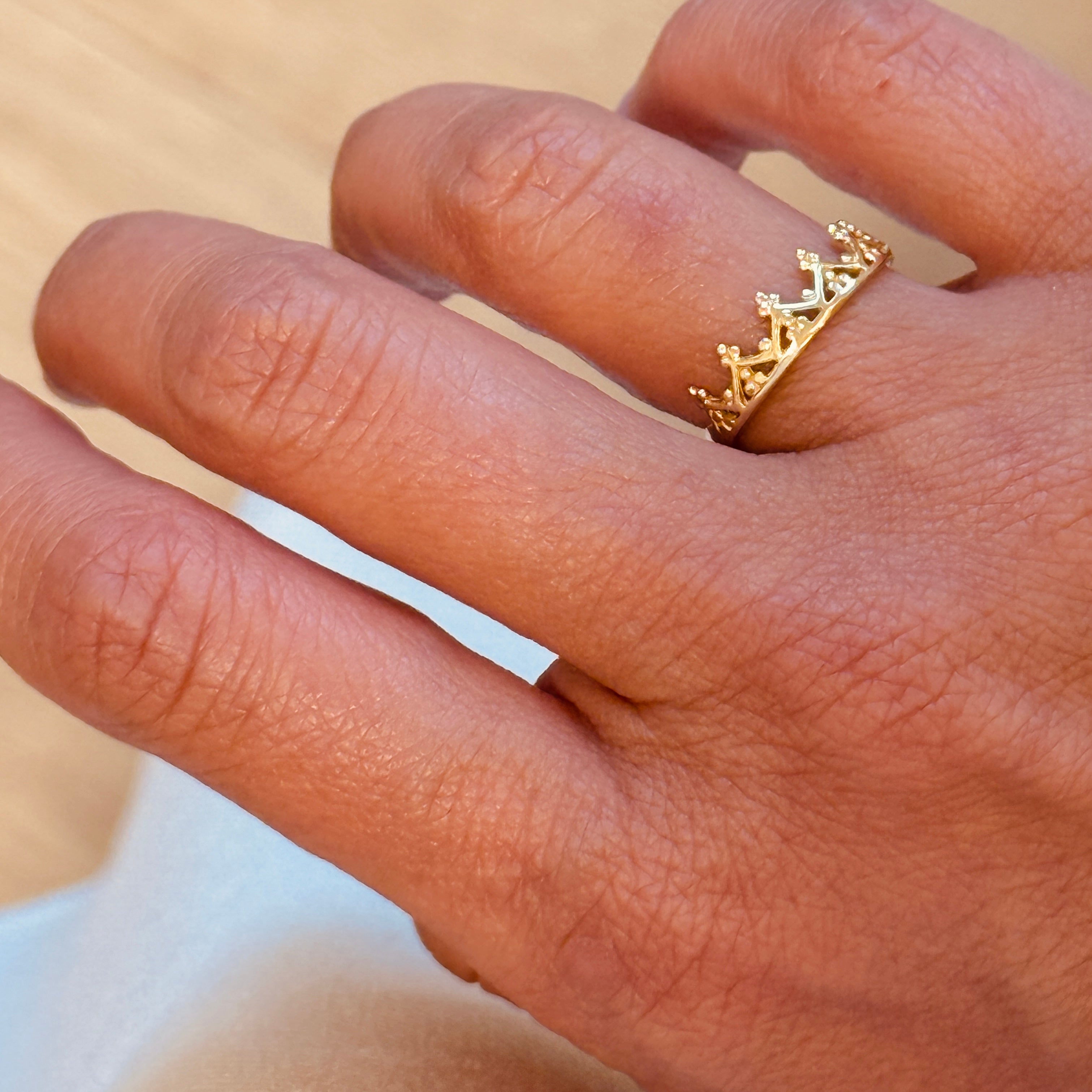 Regal Crown Ring