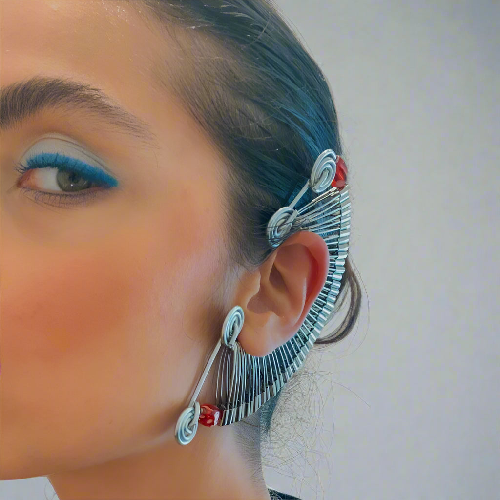 Scarlet Coil Ear Piece - Ear pieace - Kia Concept Store